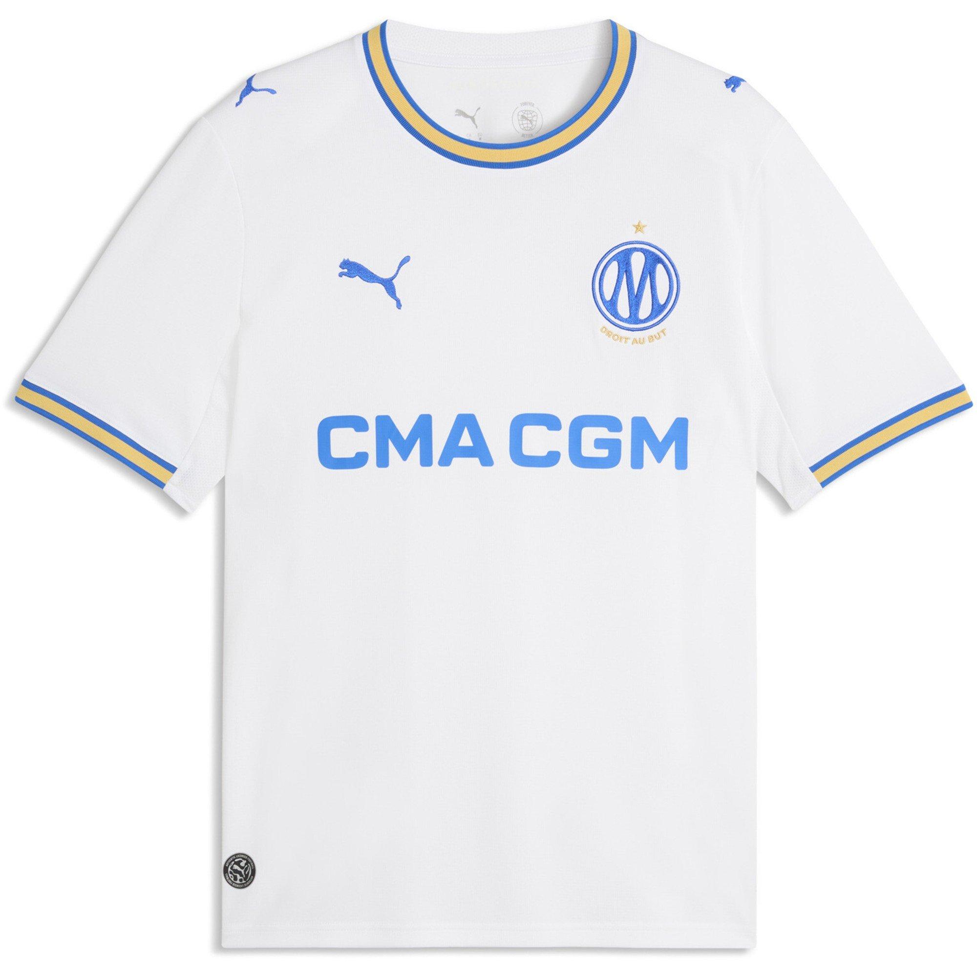 Puma Men's Olympique Home Shirt 2026/27 - White/Blue - L