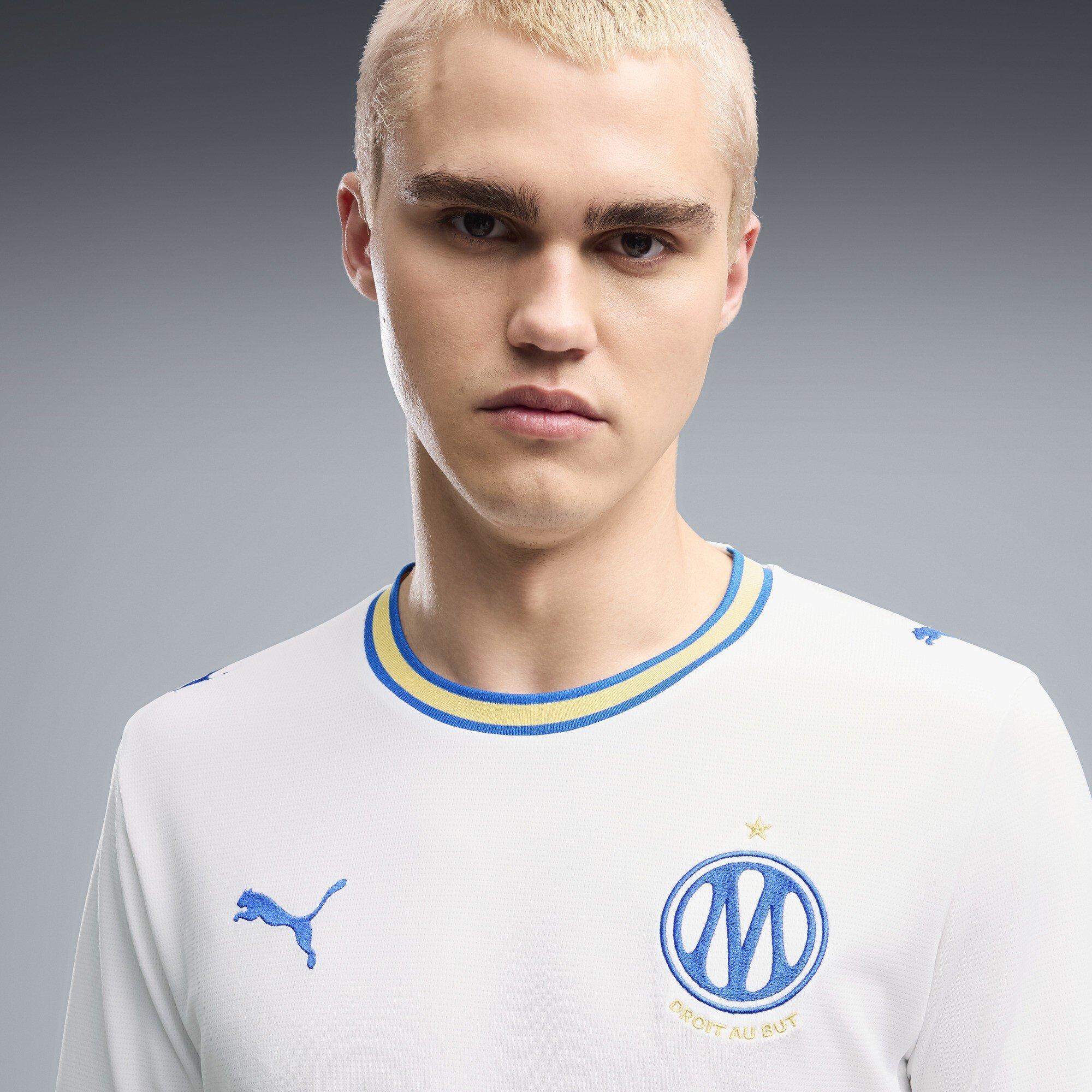 Bijelo/Plavo - Puma - Olympique Home Shirt 2026/27 Mens - 5