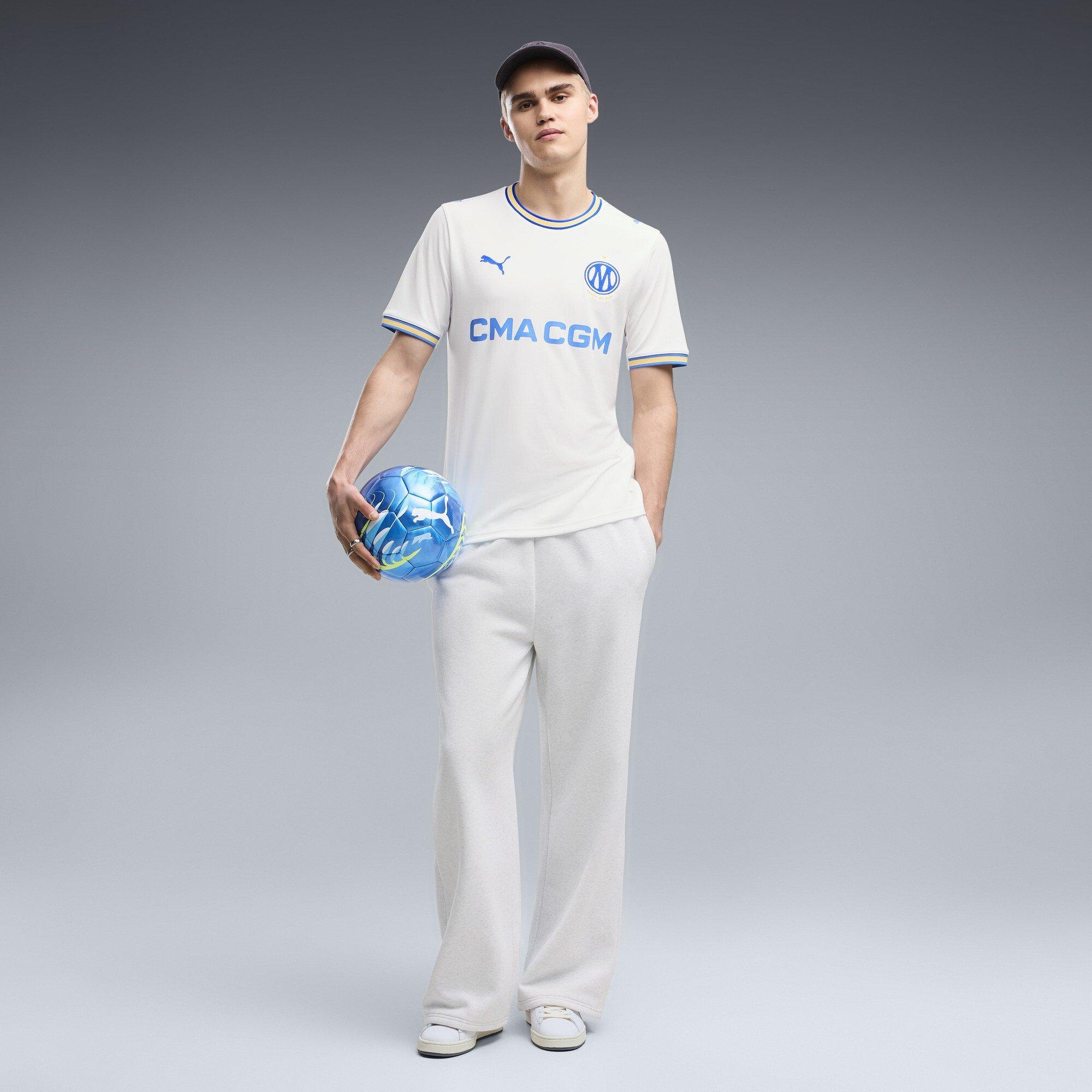 Bijelo/Plavo - Puma - Olympique Home Shirt 2026/27 Mens - 6