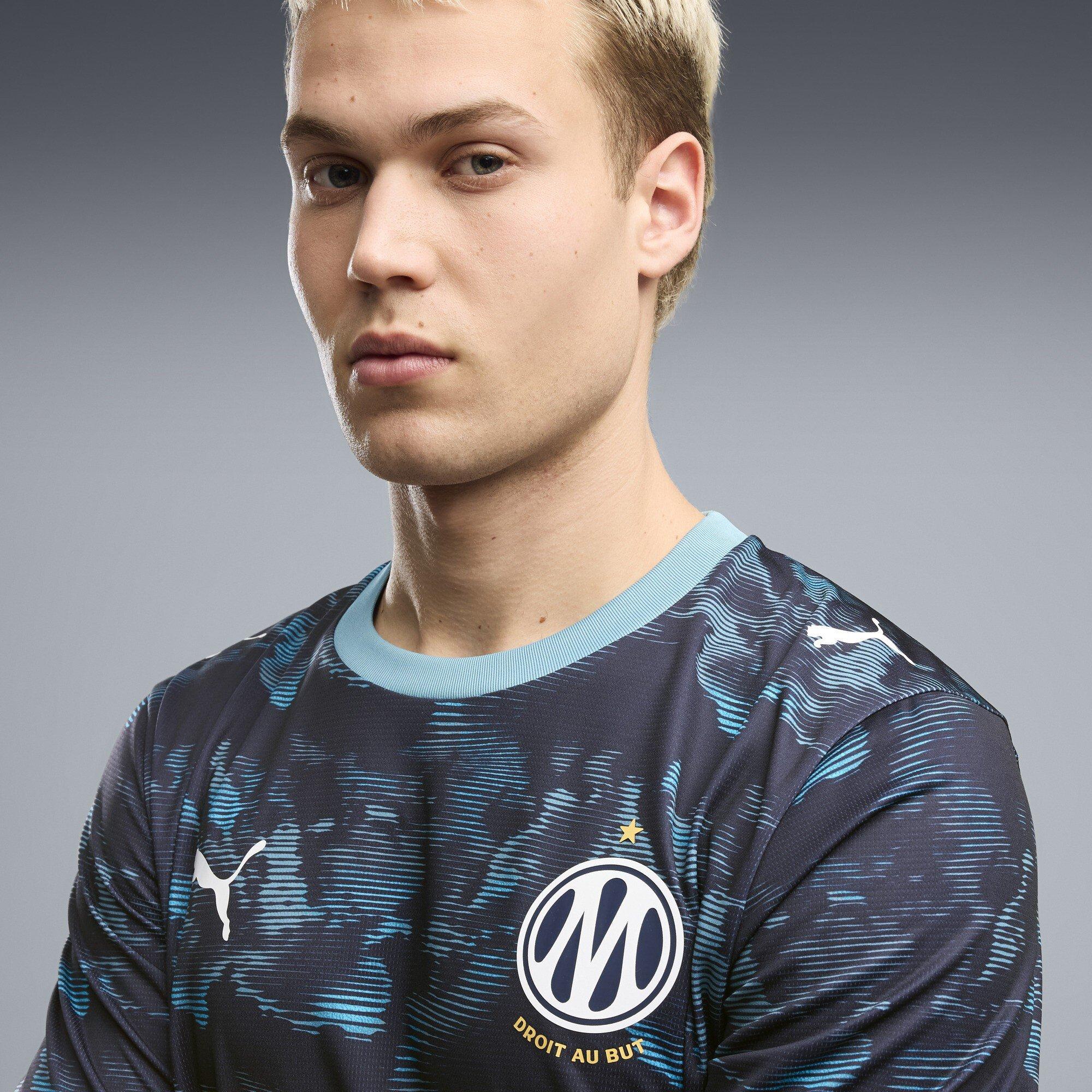 Navy/Blue - Puma - Olympique Away Shirt 2026/27 Mens - 6