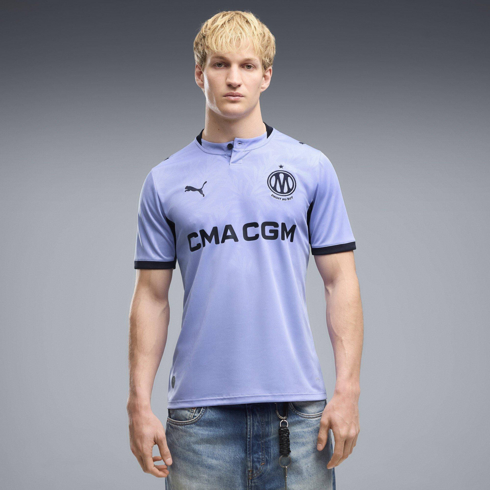 Purple/Navy - Puma - Olympique Marsielle Third Shirt 2026/27 Mens - 3