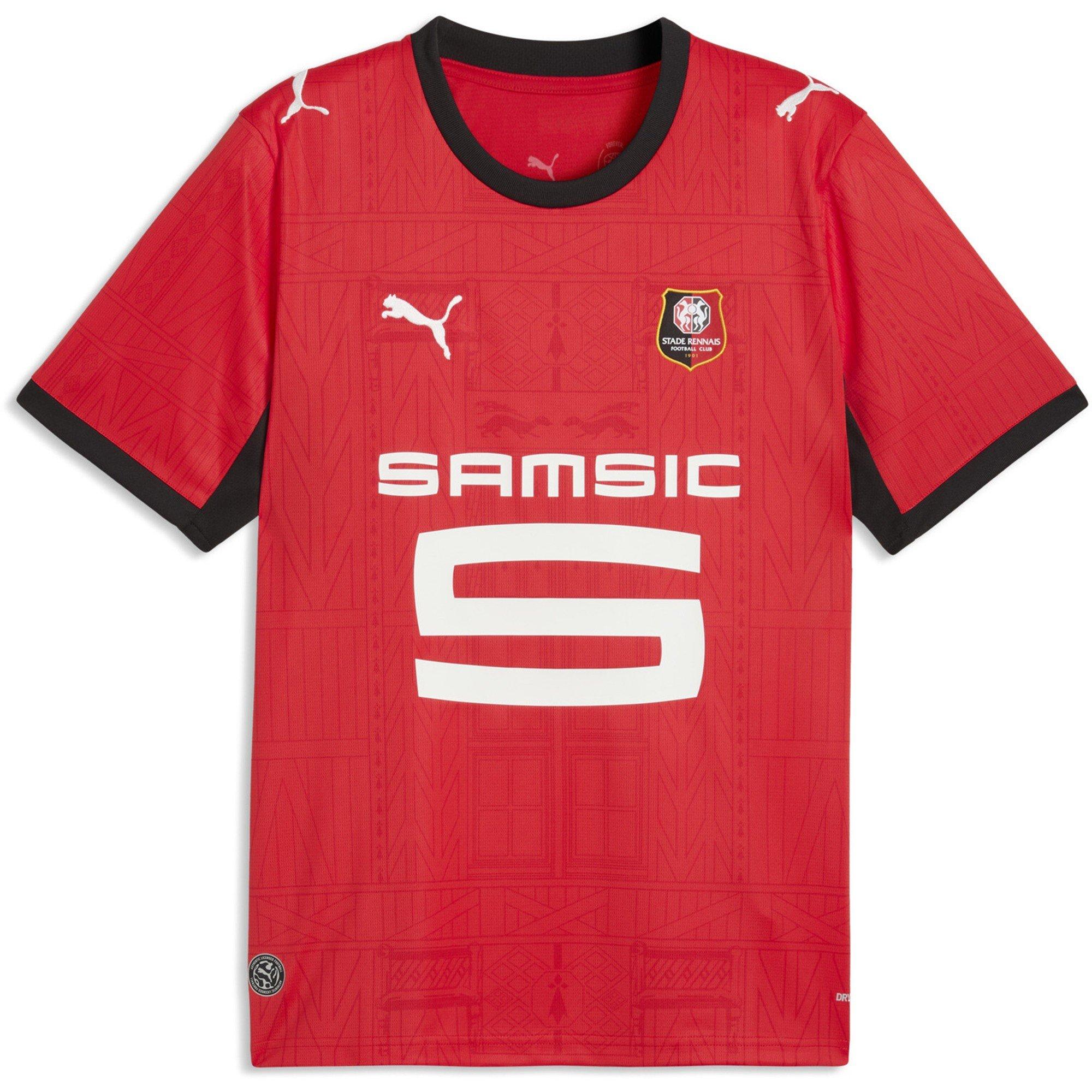 Red/Black - Puma - Stade Rennais Home Shirt 2026/27 Mens - 1