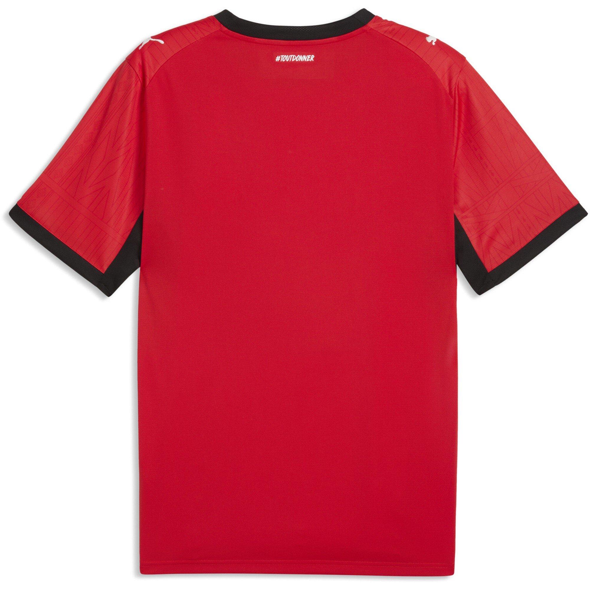 Red/Black - Puma - Stade Rennais Home Shirt 2026/27 Mens - 2