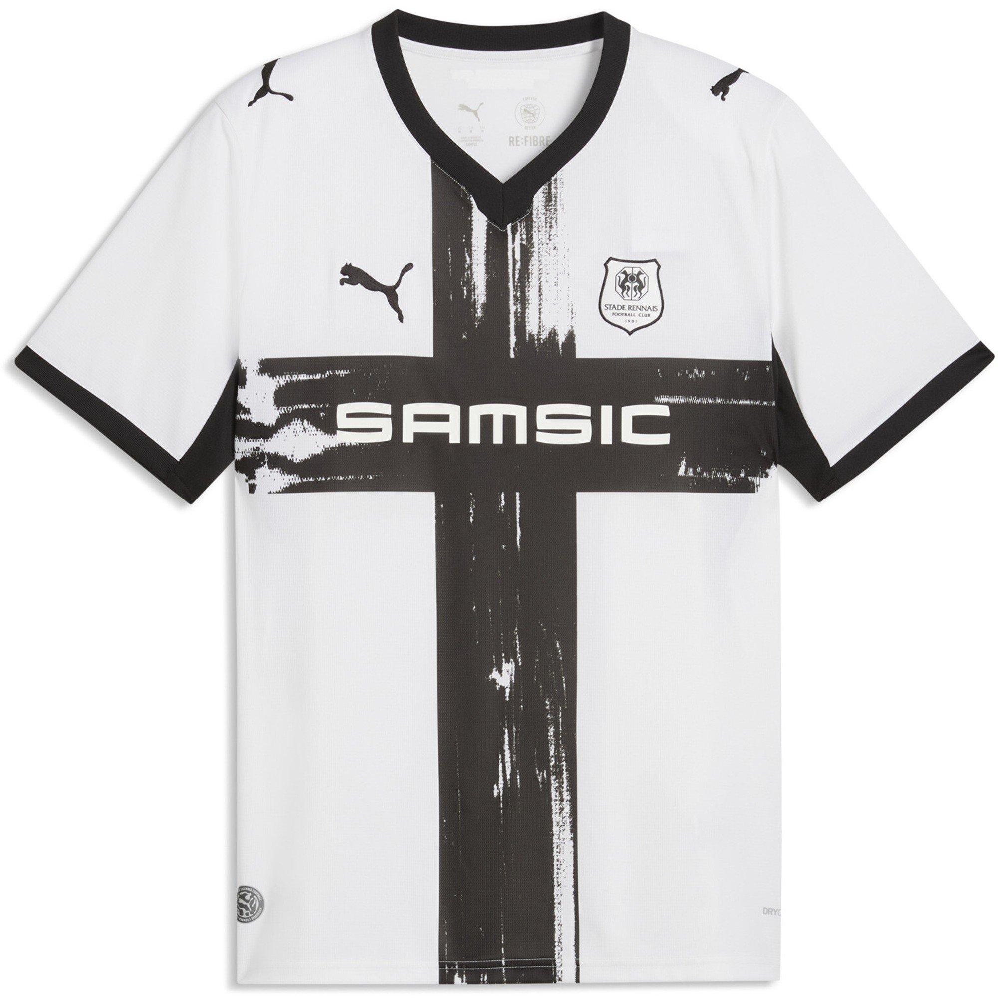 Hvid/Sort - Puma - Stade Rennais Away Shirt 2026/27 Mens - 1