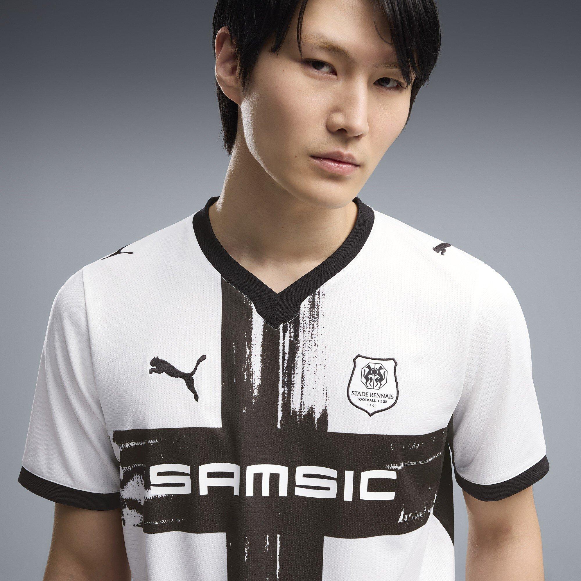 White/Black - Puma - Stade Rennais Away Shirt 2026/27 Mens - 5