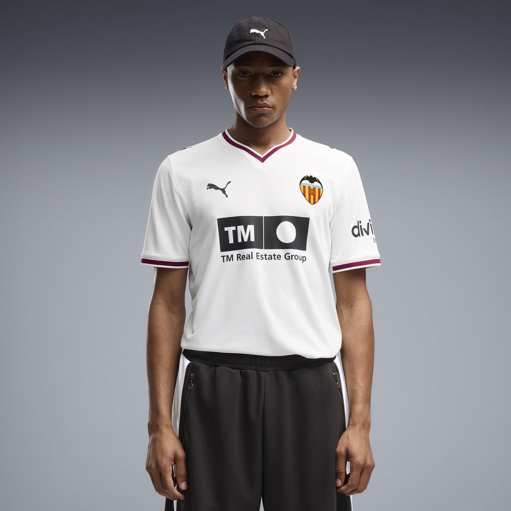 White/Black - Puma - Valencia Home Shirt 2026/27 Mens - 3