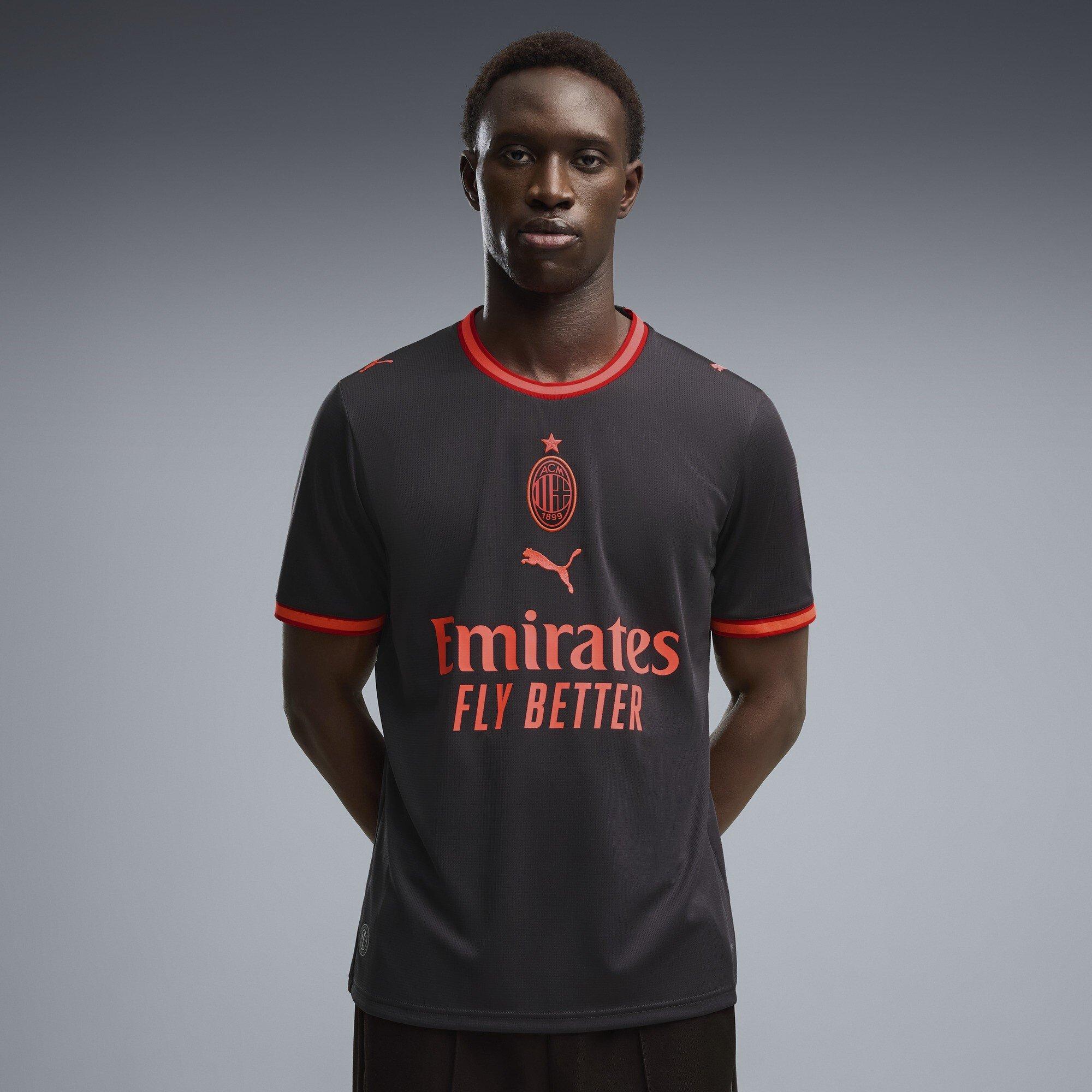Grey/Red - Puma - AC Milan Third Shirt 2026/27 Mens - 3