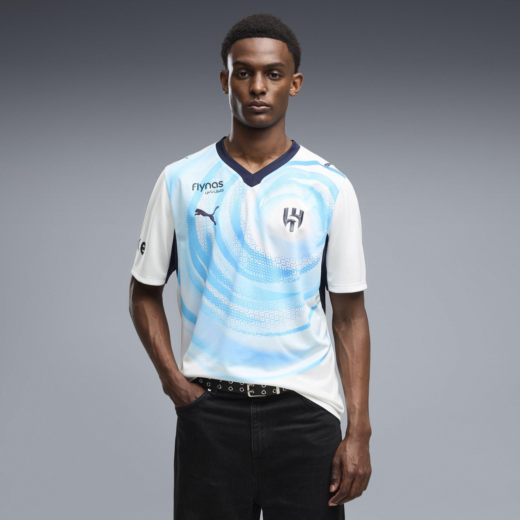 White/Navy - Puma - Al Hilal Away Shirt 2026/27 Mens - 3
