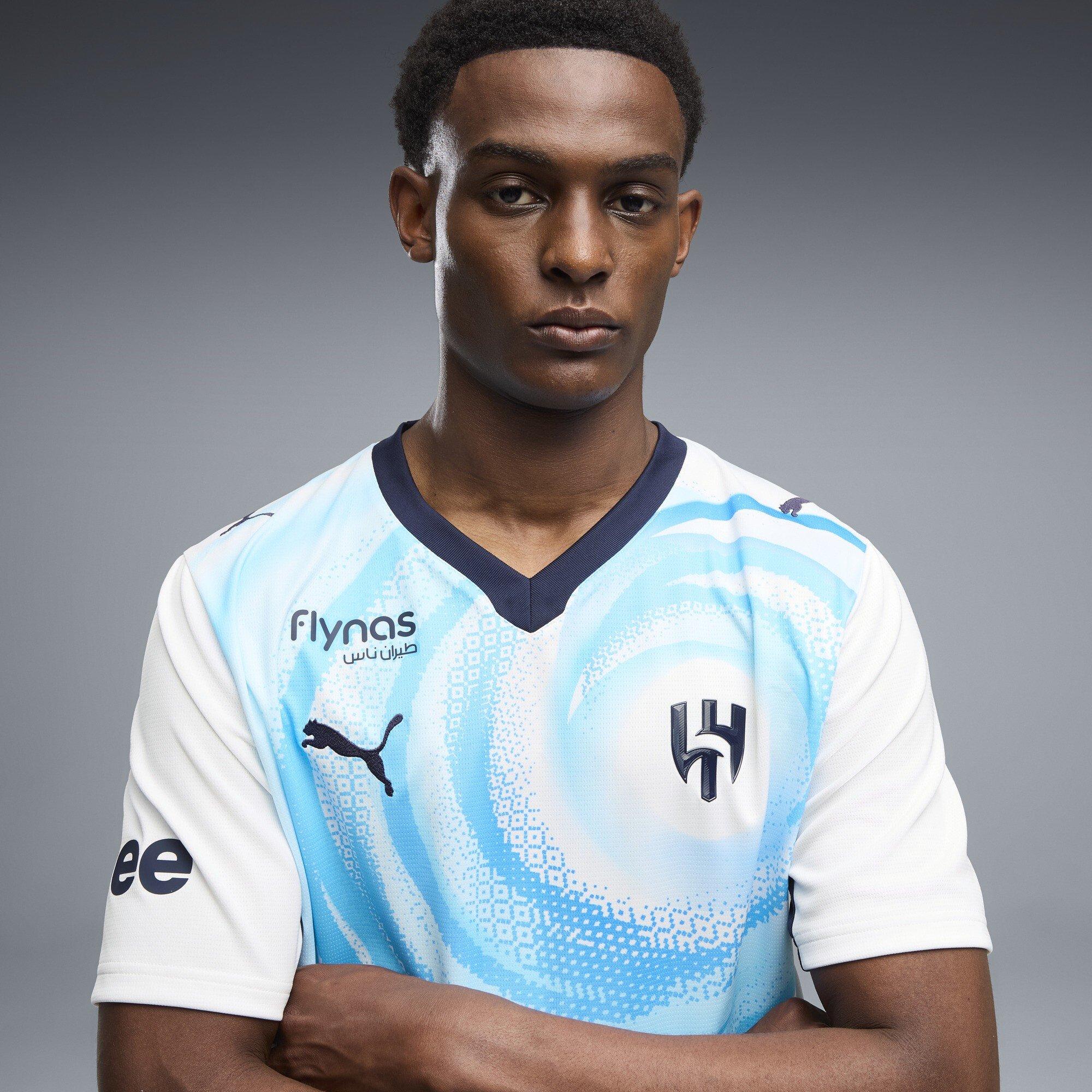 White/Navy - Puma - Al Hilal Away Shirt 2026/27 Mens - 5