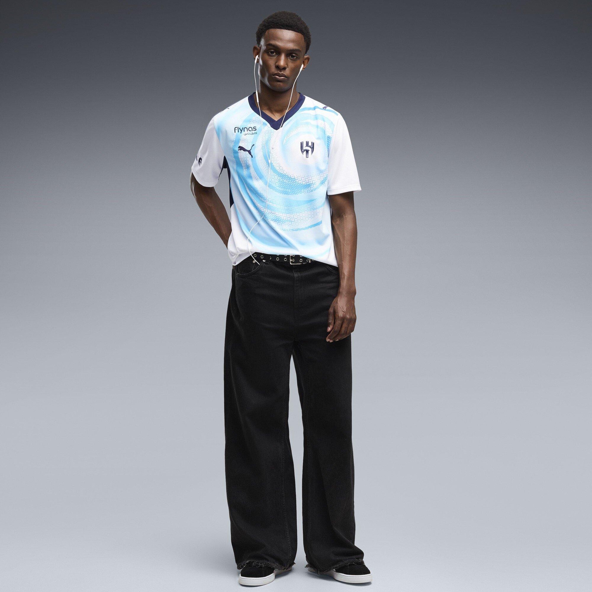 White/Navy - Puma - Al Hilal Away Shirt 2026/27 Mens - 6