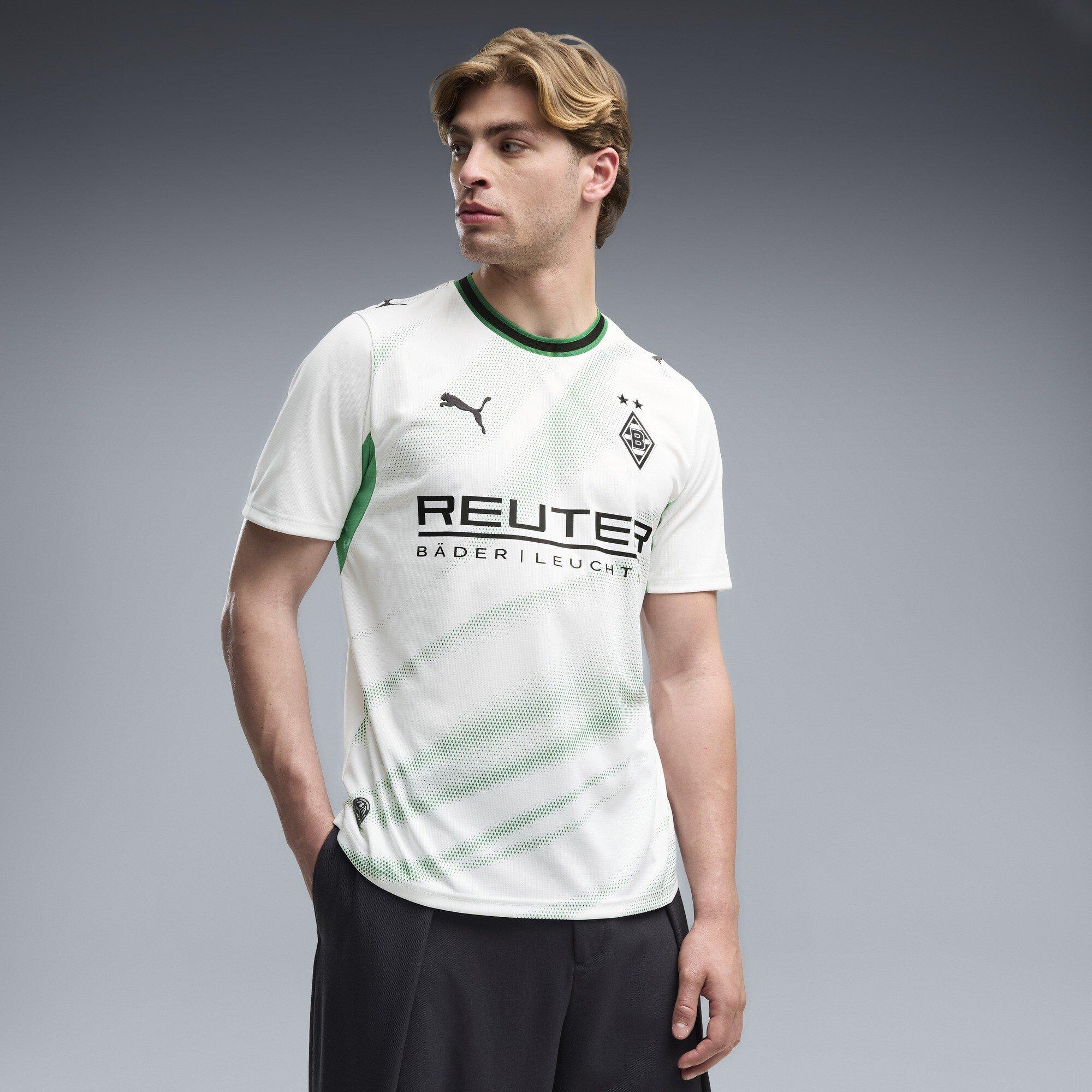 Wit/Groen - Puma - Borussia Home Shirt 2026/27 Mens - 3