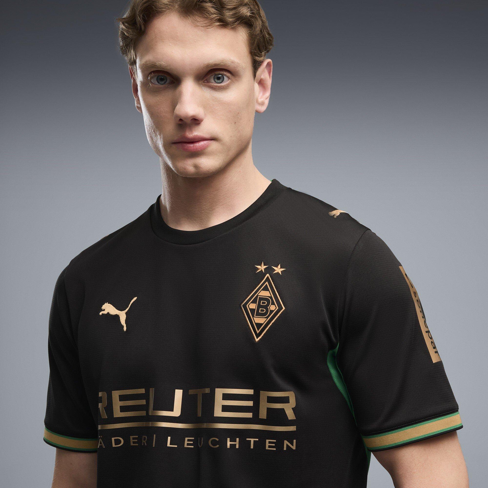 Sort/Grøn - Puma - Mens Borussia Monchengladbach Away Football Shirt 2026 2027 - 5