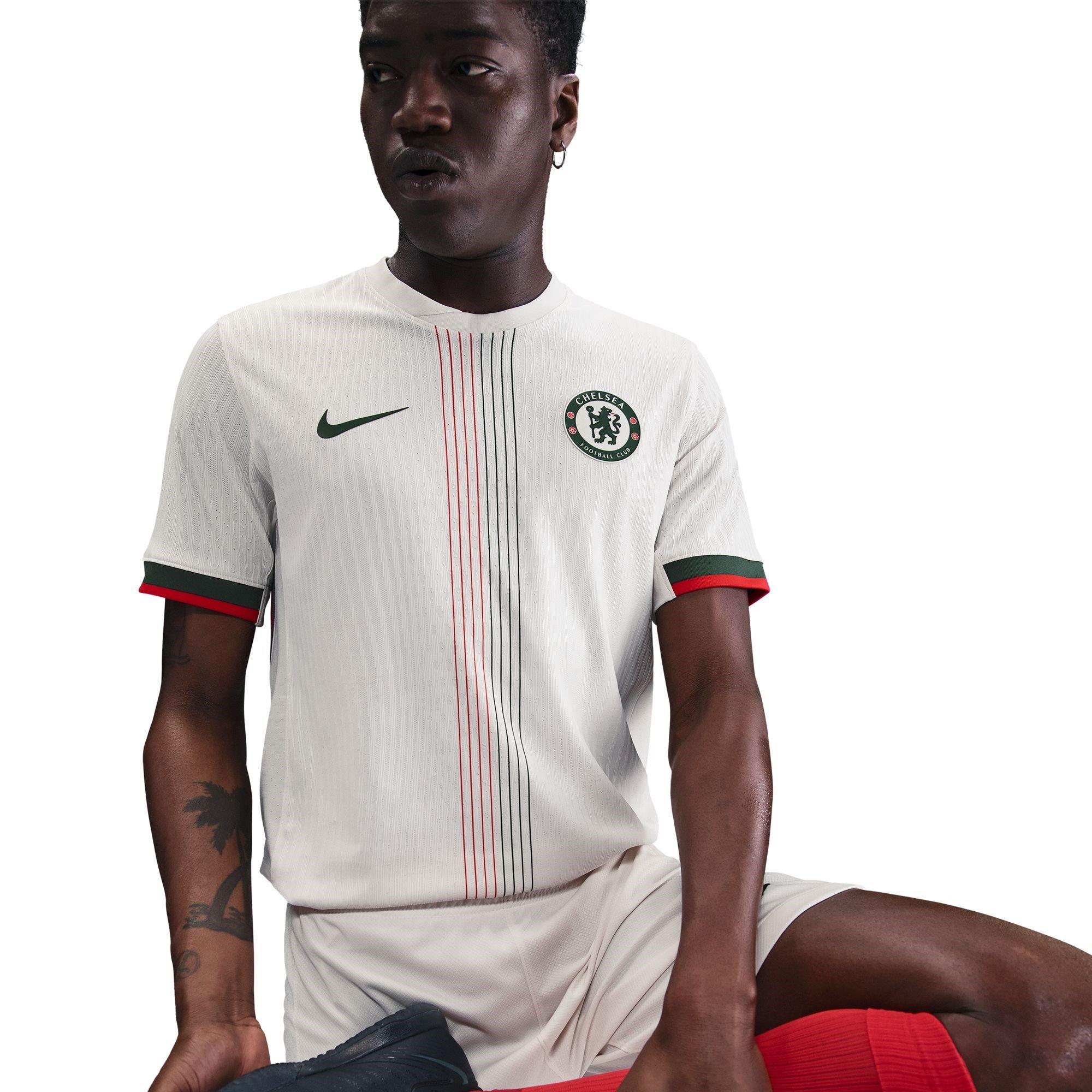 Bianco/Rosso - Nike - Chelsea Authentic Away Shirt 2025 2026 Adults - 8