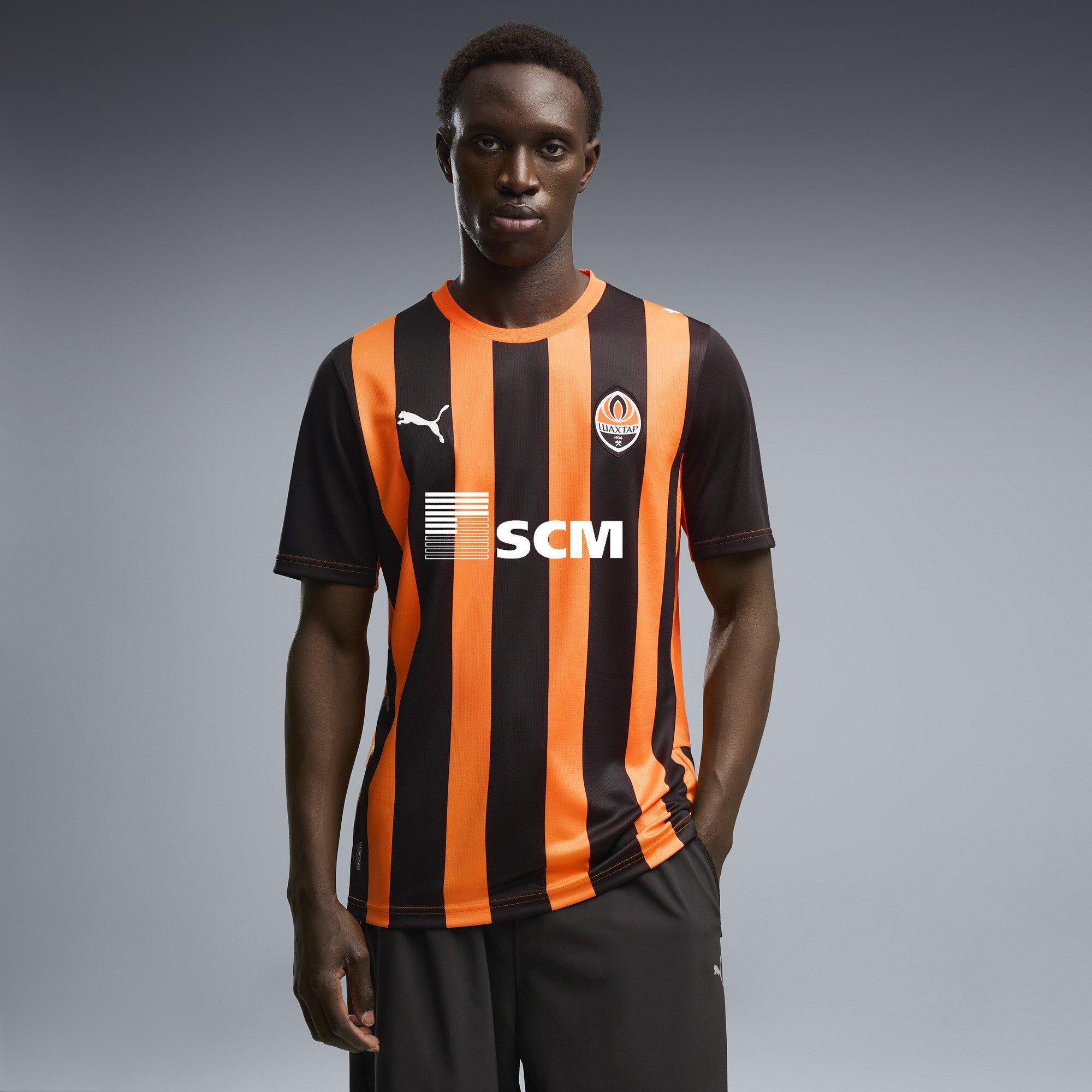 Orange/Black - Puma - Shakhtar Donetsk Home Shirt 2026/27 Mens - 3