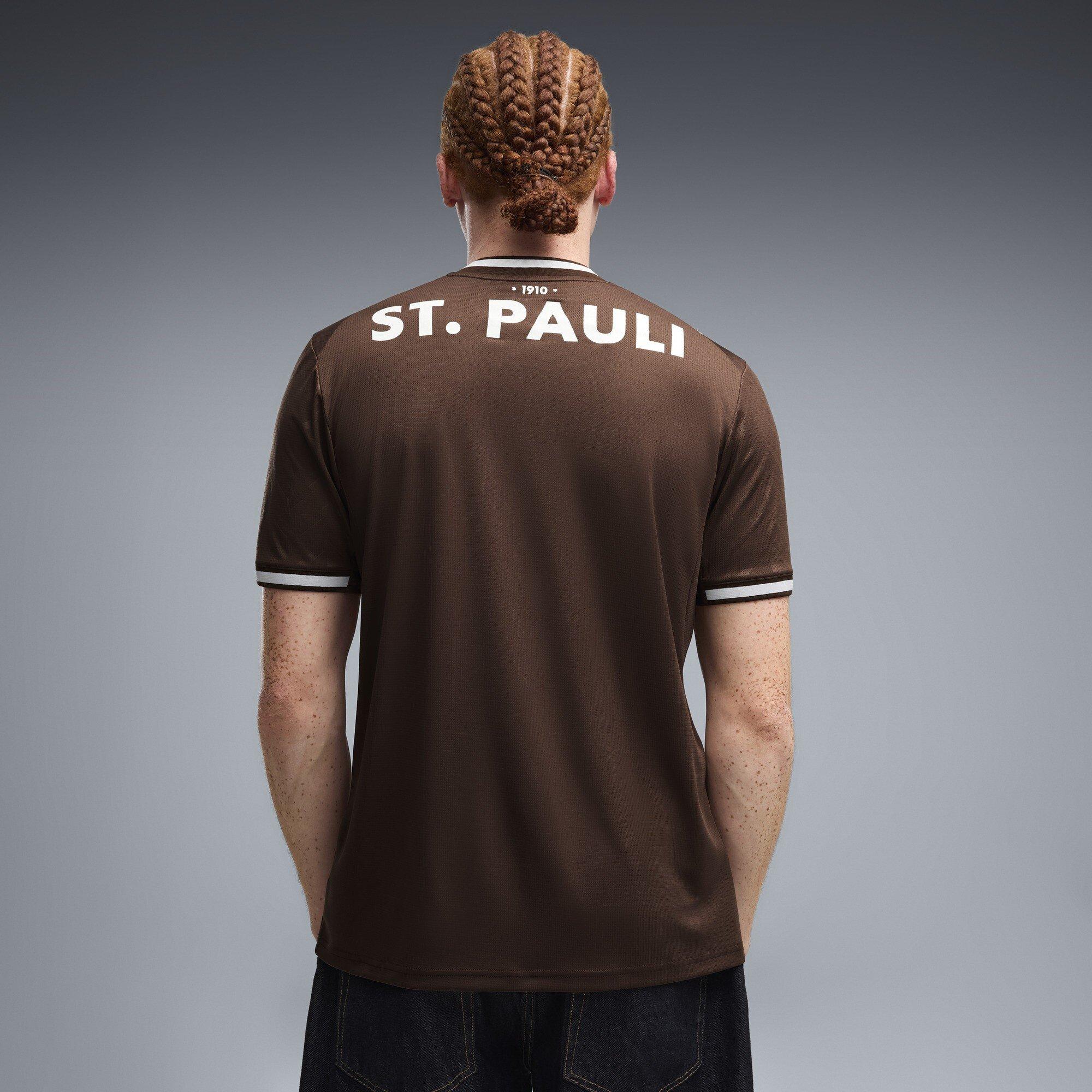 Marrone/Bianco - Puma - St Pauli Home Shirt 2026/27 Mens - 4