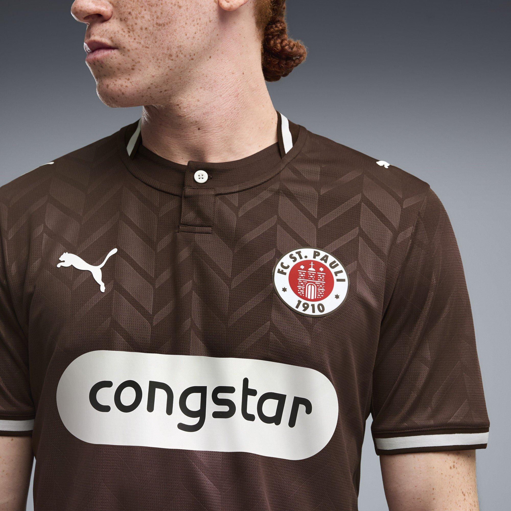 Marrone/Bianco - Puma - St Pauli Home Shirt 2026/27 Mens - 5