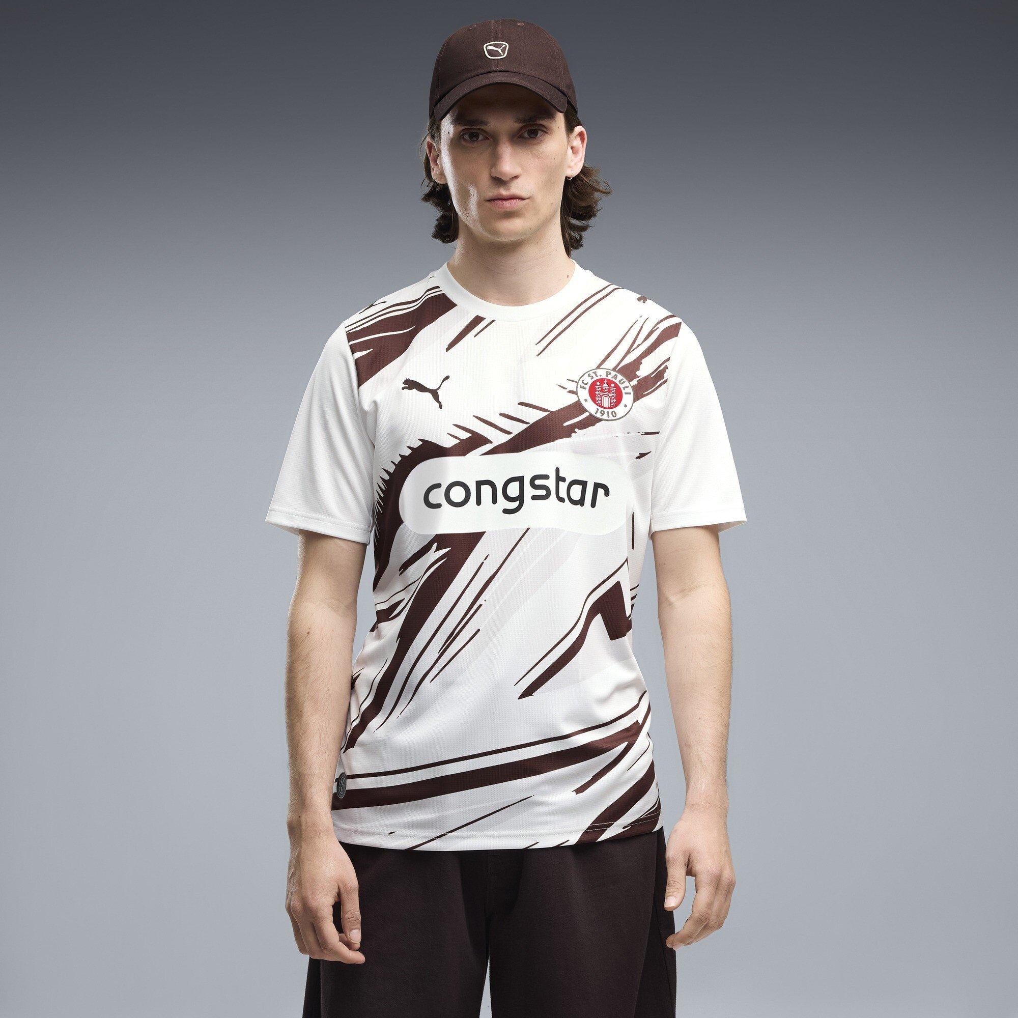 Bianco/Marrone - Puma - St Pauli Away Shirt 2026/27 Mens - 3