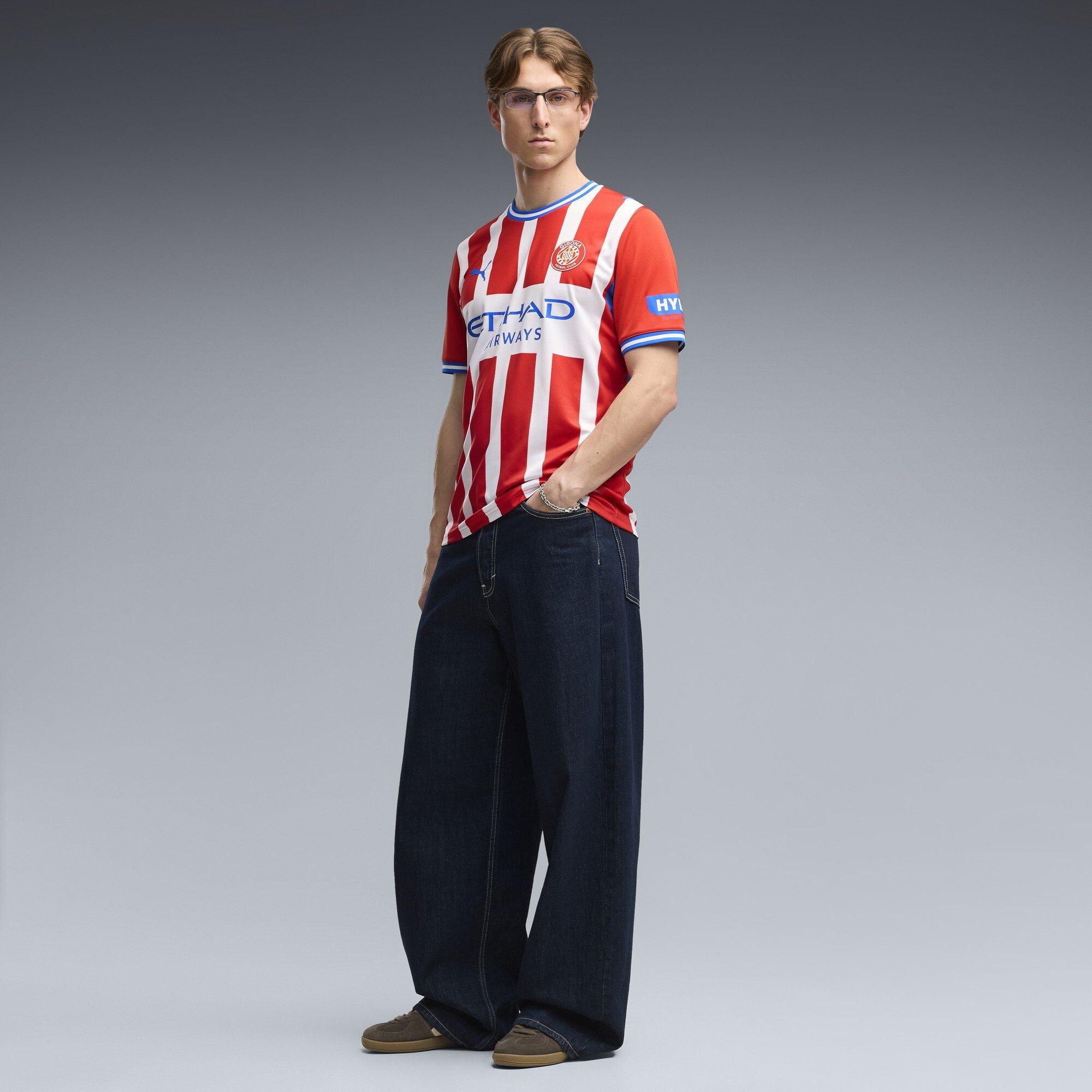 Rouge/Blanc - Puma - Girona Home Shirt 2026/27 Mens - 6