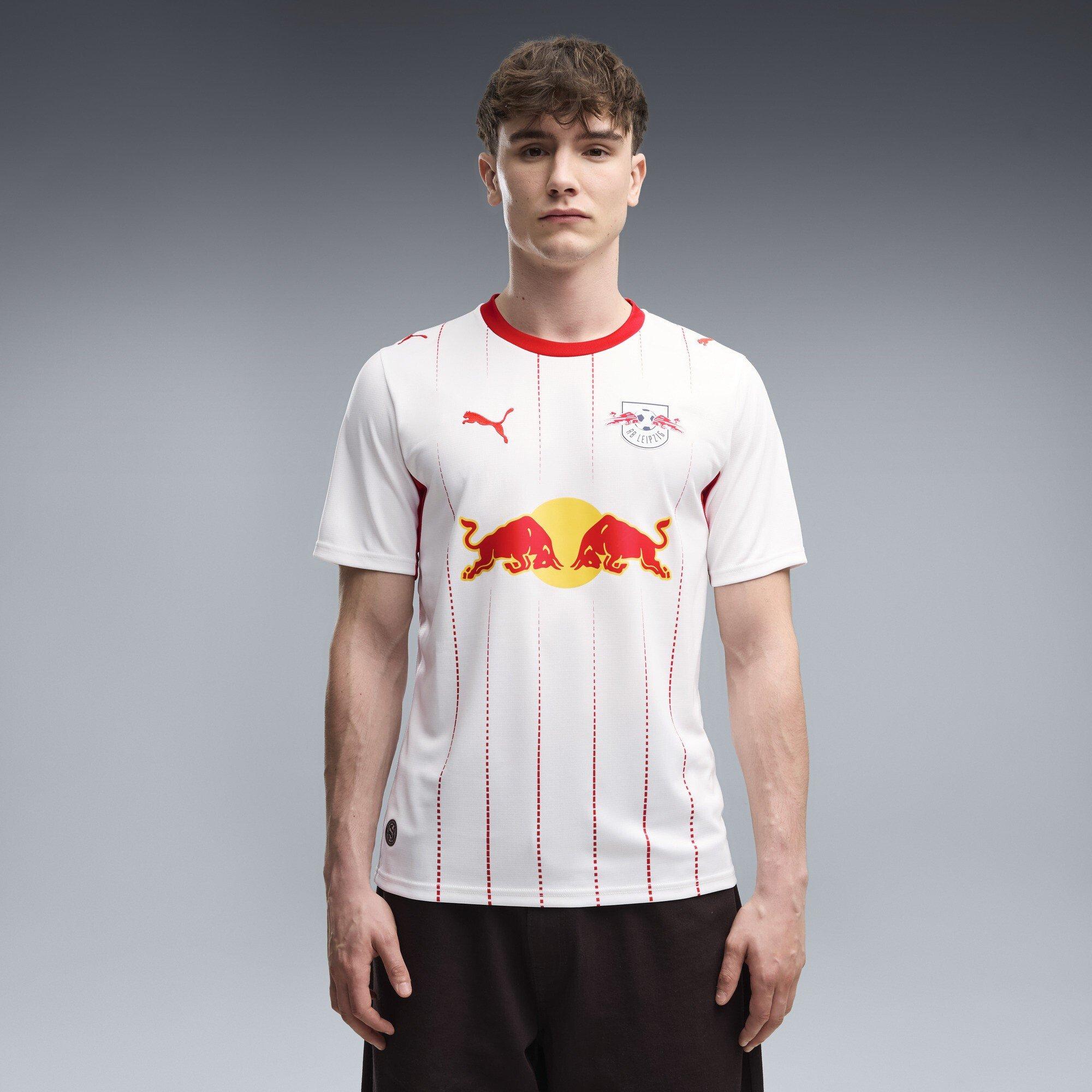Blanc/Rouge - Puma - Mens RB Leipzig Domestic Home Football Shirt 2026 2027 - 3