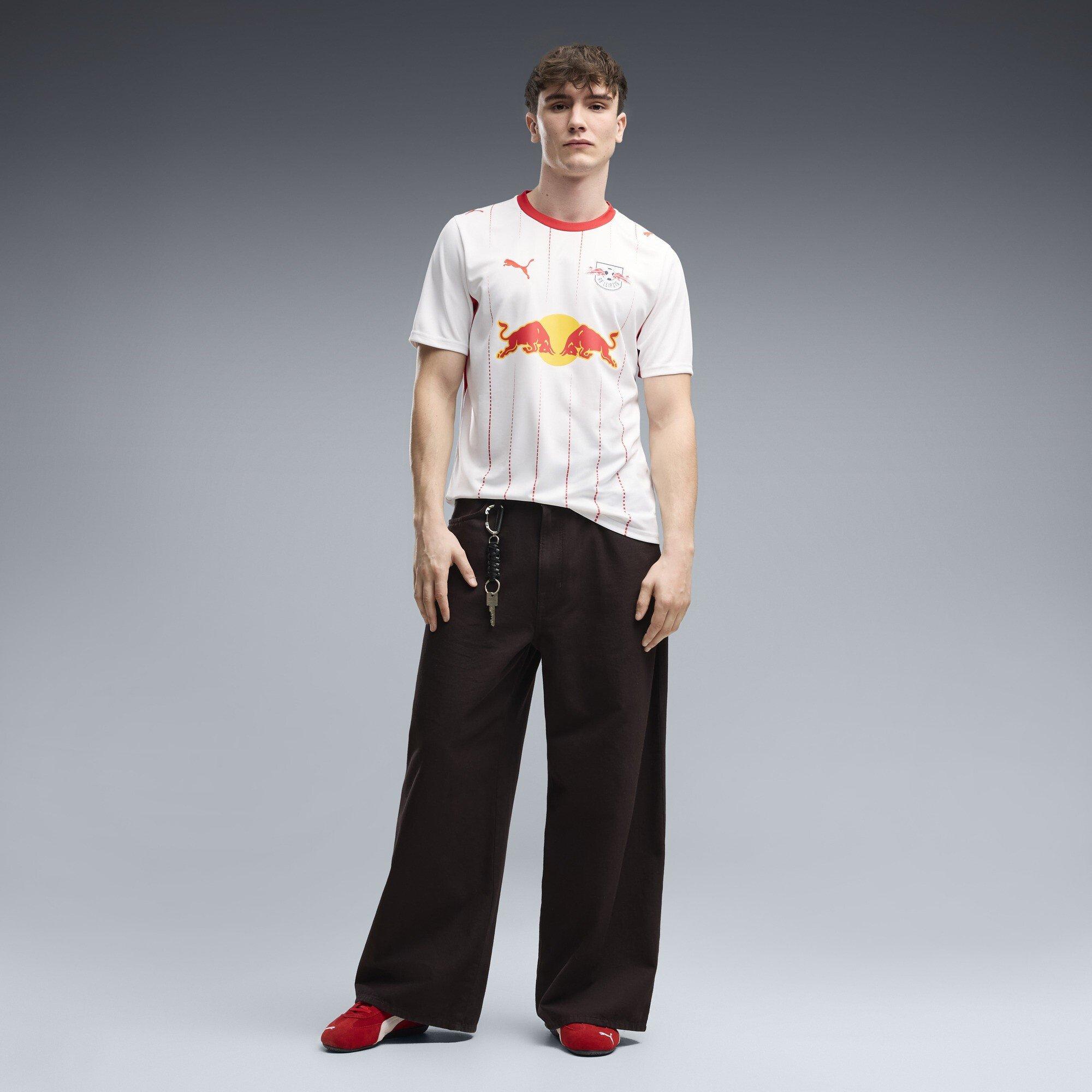 Blanc/Rouge - Puma - Mens RB Leipzig Domestic Home Football Shirt 2026 2027 - 6