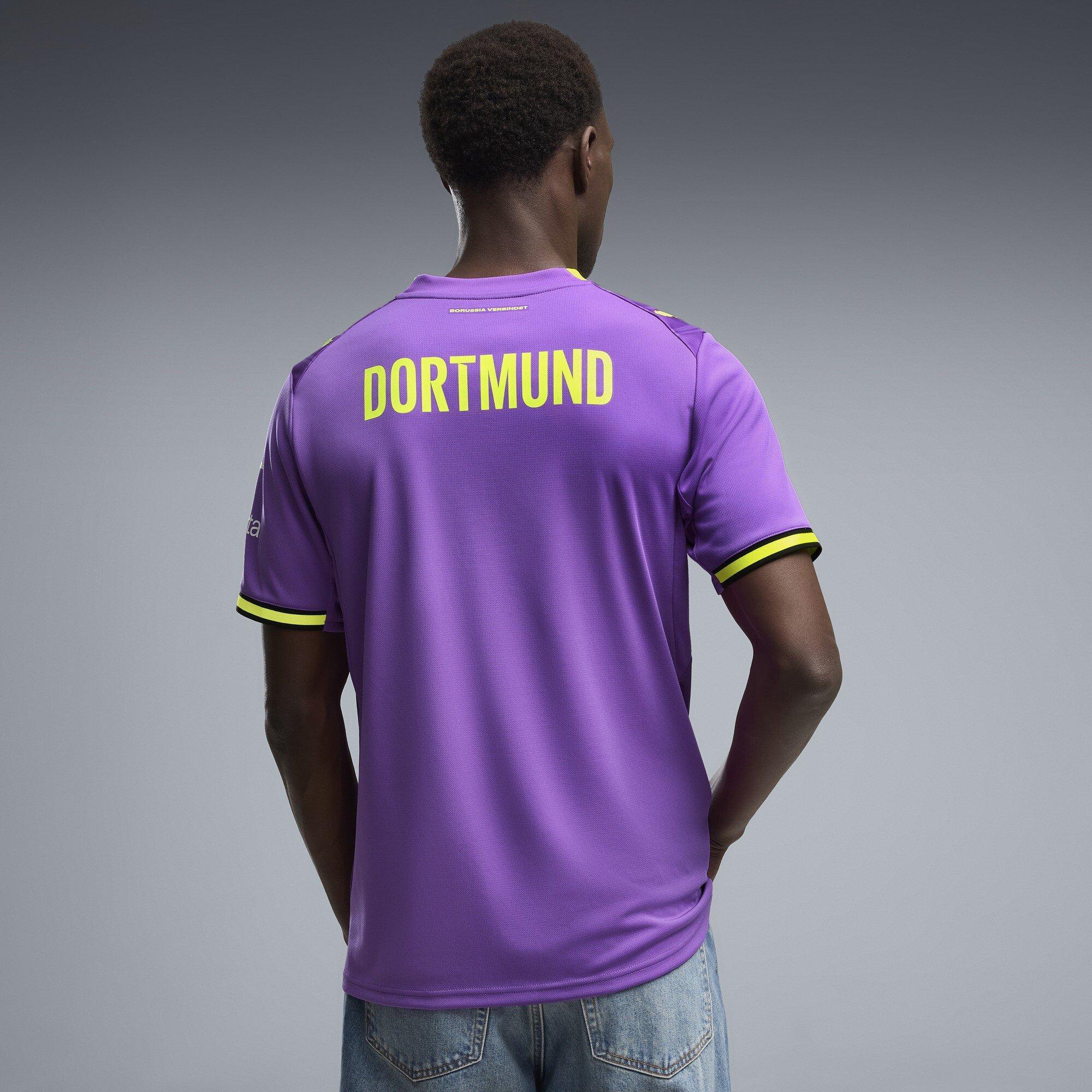 Purple/Yellow - Puma - Borussia Third Shirt 2026/27 Mens - 4