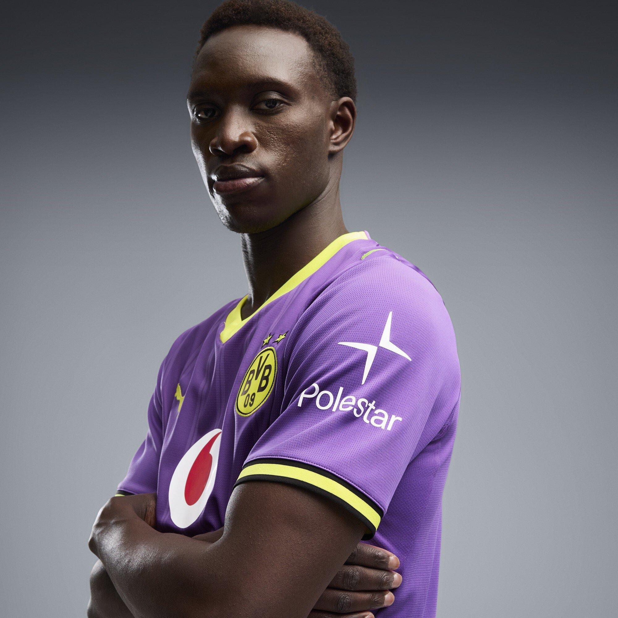 Purple/Yellow - Puma - Borussia Third Shirt 2026/27 Mens - 5