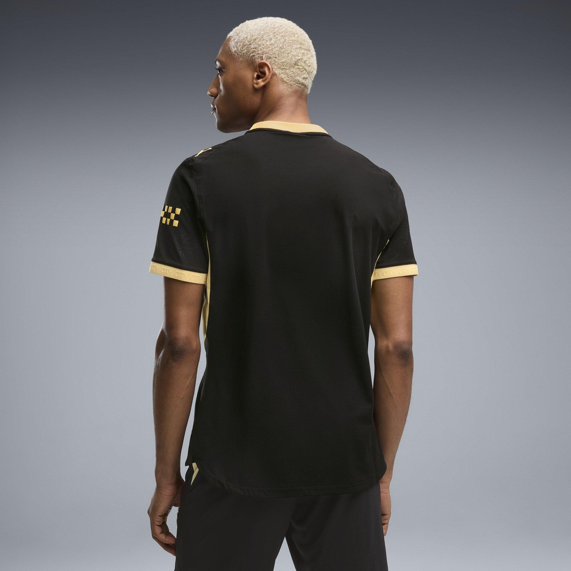 Black/Yellow - Puma - Manchester City Authentic Away Shirt 2026/27 Mens - 4