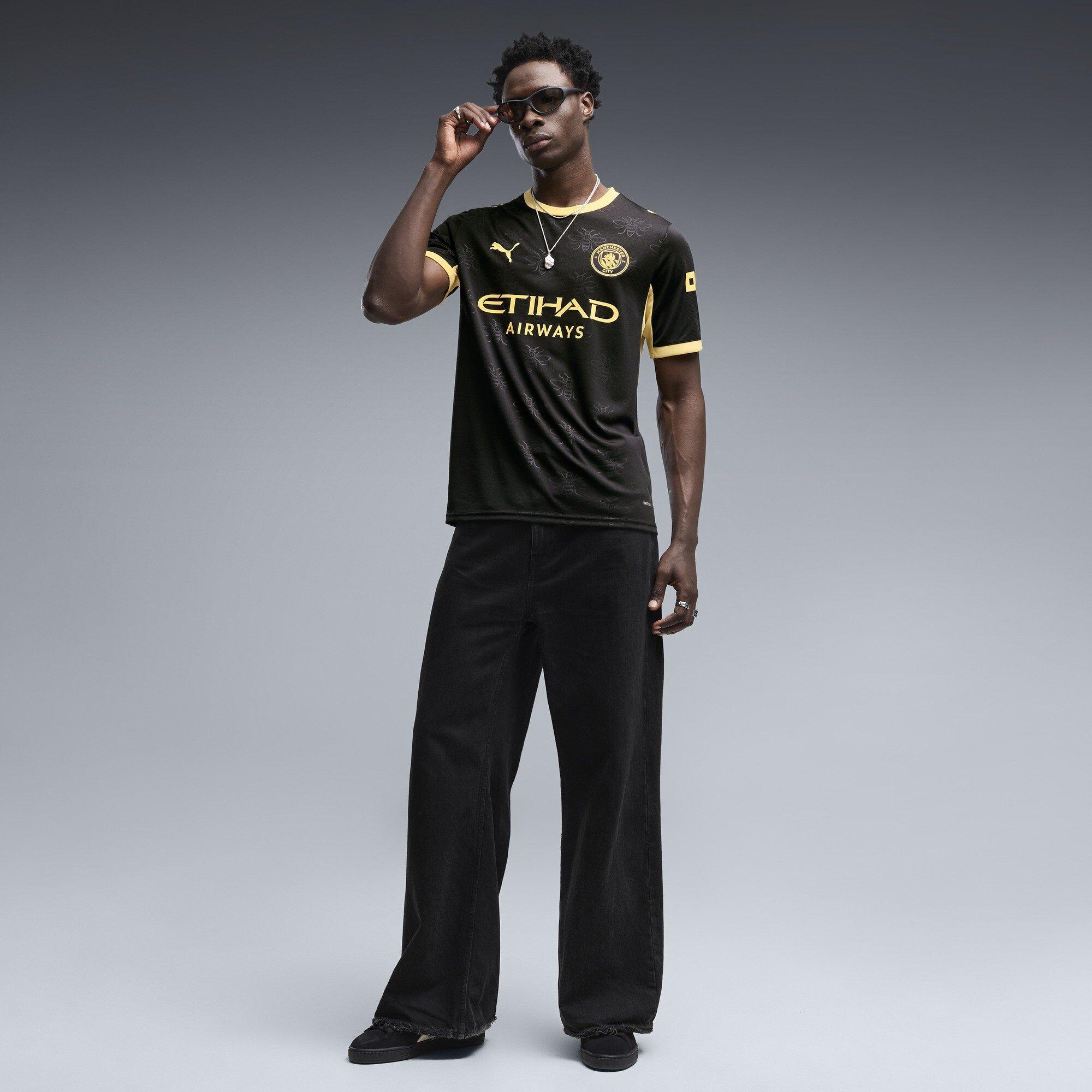 Black/Yellow - Puma - Manchester City Away Shirt 2026/27 Mens - 6