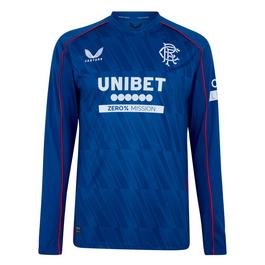 Castore Rangers Home Long Sleeve Shirt 2024 2025 Adults