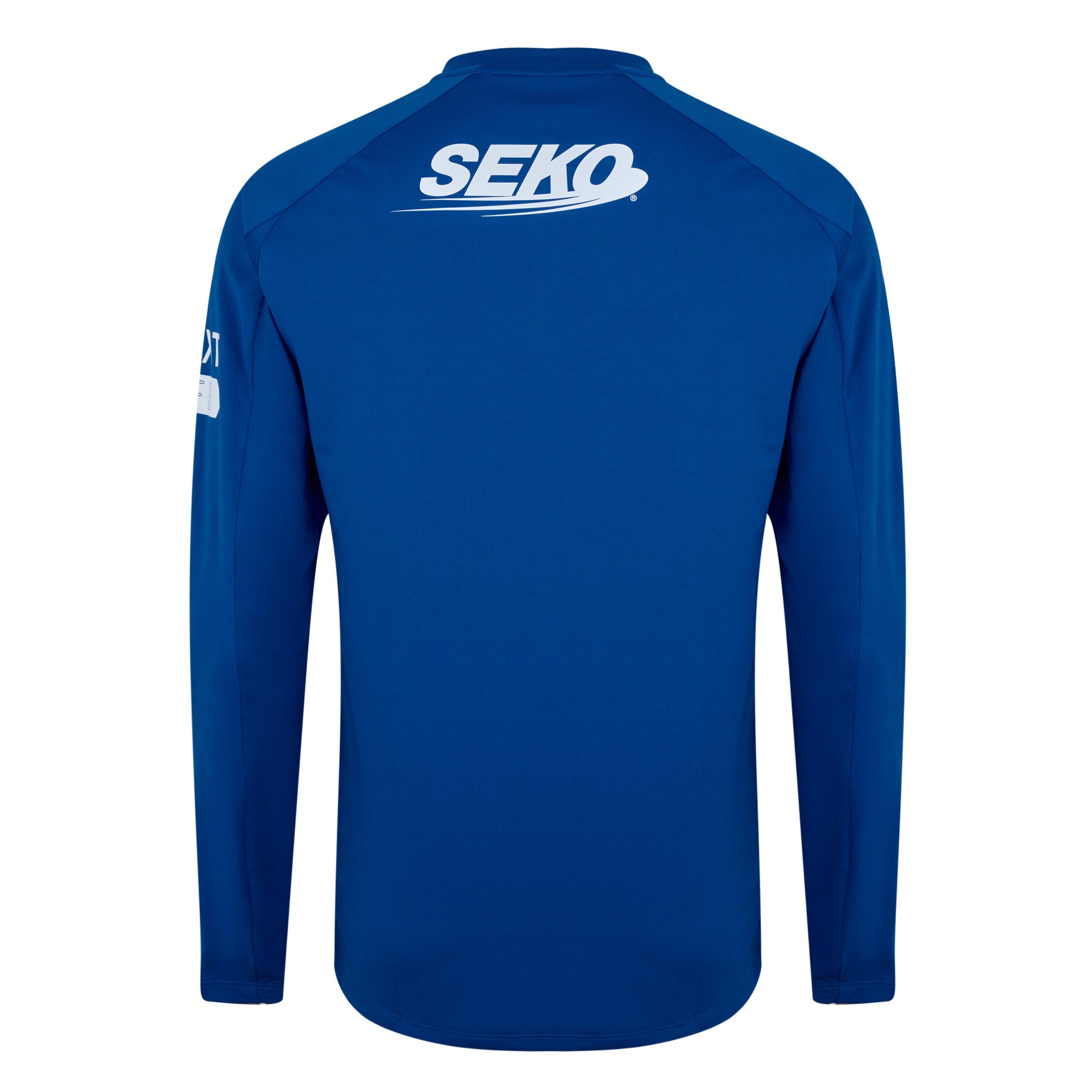 Blu - Castore - Rangers Home Long Sleeve Shirt 2024 2025 Adults - 2