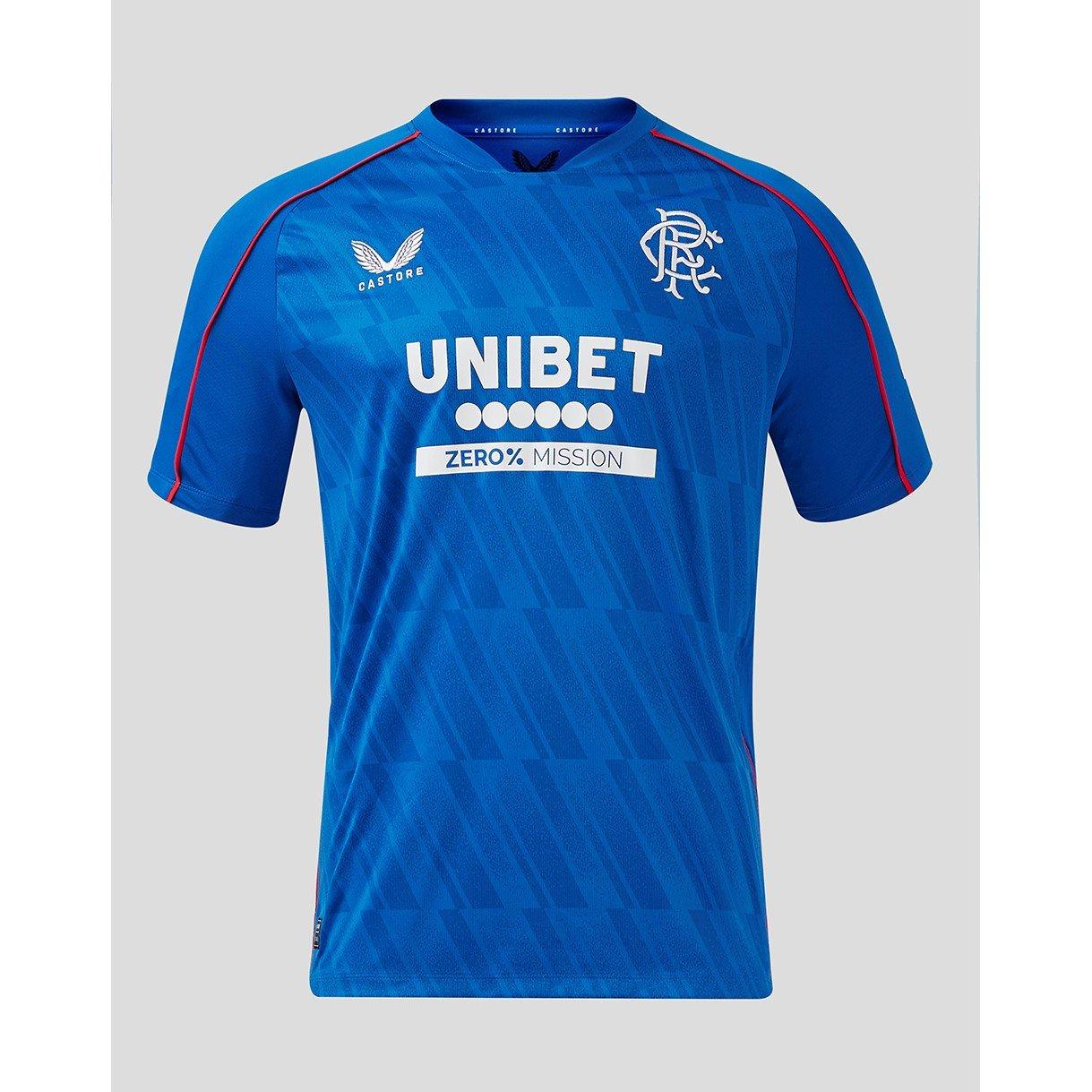 Castore Men's Rangers Home Shirt 2024 2025 Adults - Blue - 2XL