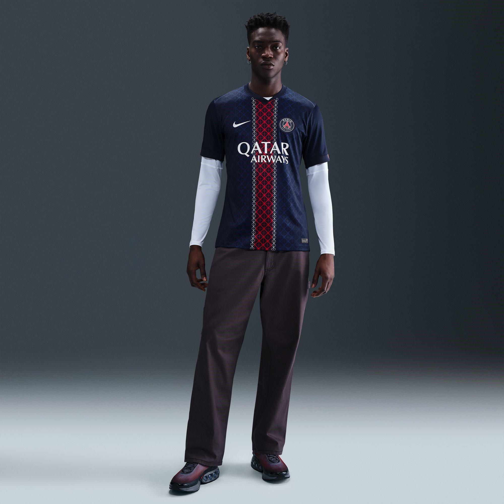 Midnight Navy - Nike - PSG Home Shirt 2025 2026 Adults - 7