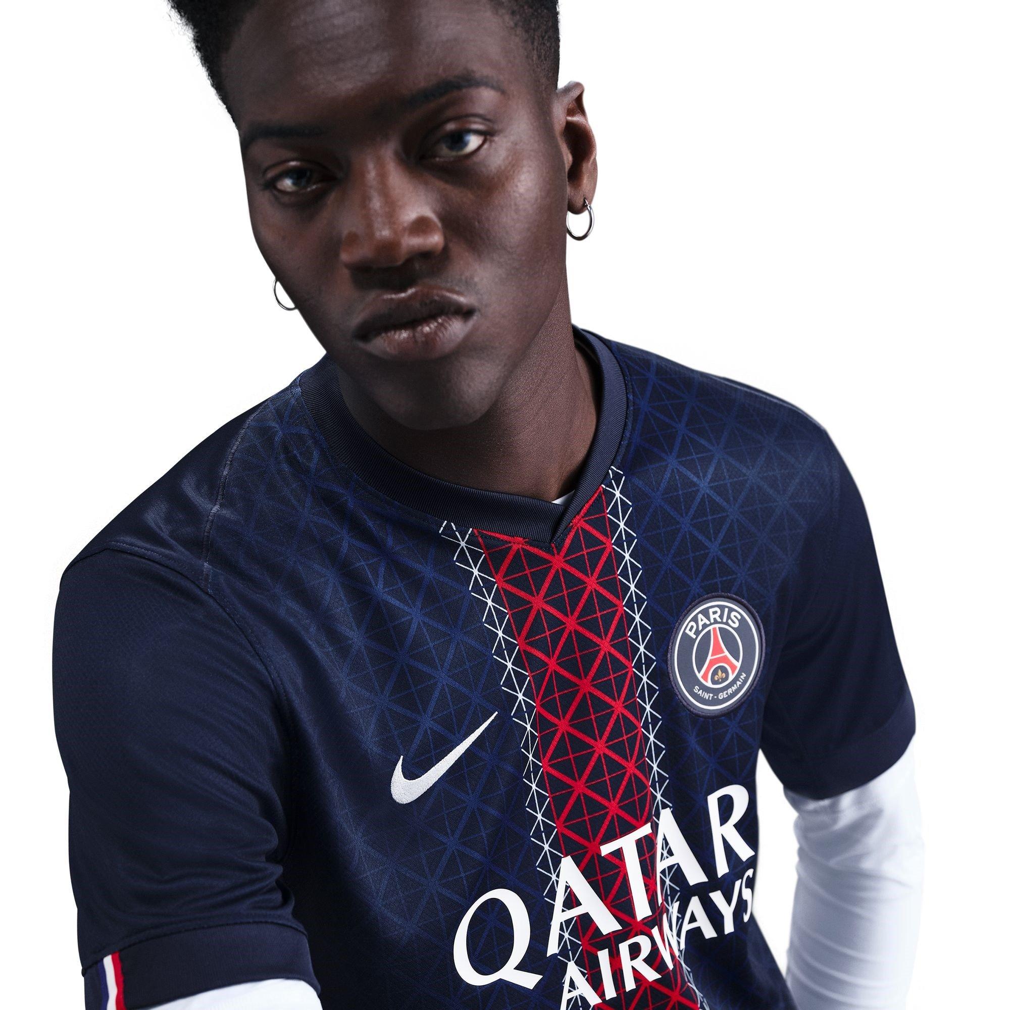 Midnight Navy - Nike - PSG Home Shirt 2025 2026 Adults - 8