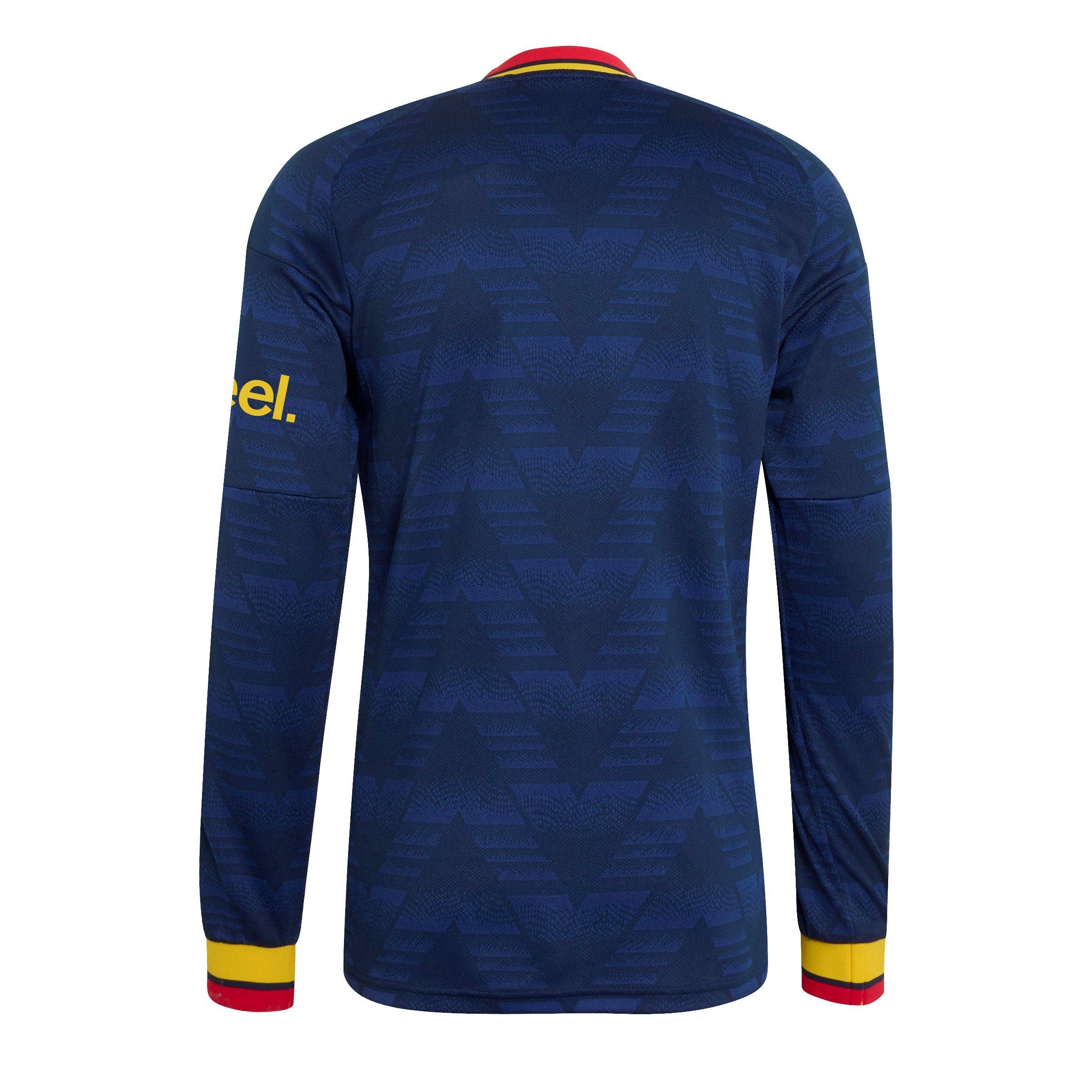 Navy/Yellow - adidas - Arsenal Away Long-Sleeved Shirt 2026/27 Mens - 2