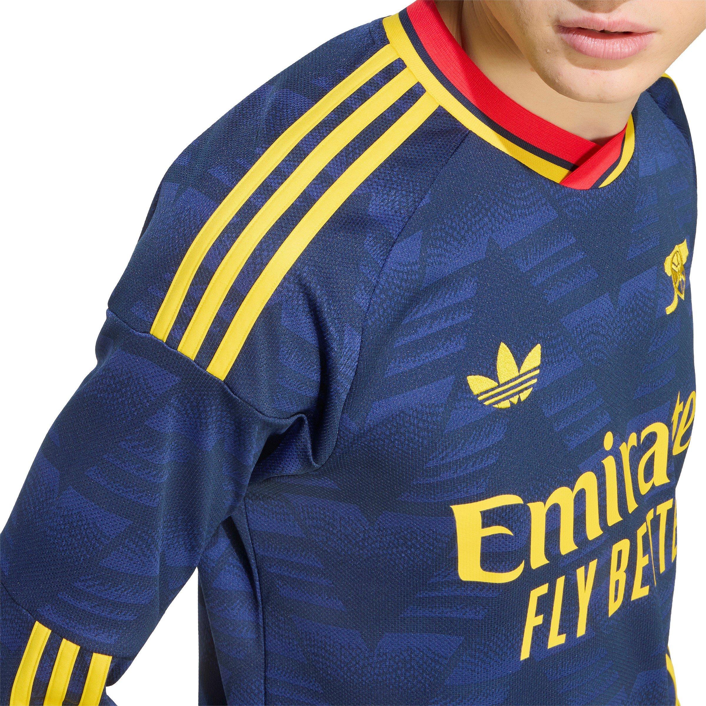 Navy/Yellow - adidas - Arsenal Away Long-Sleeved Shirt 2026/27 Mens - 5