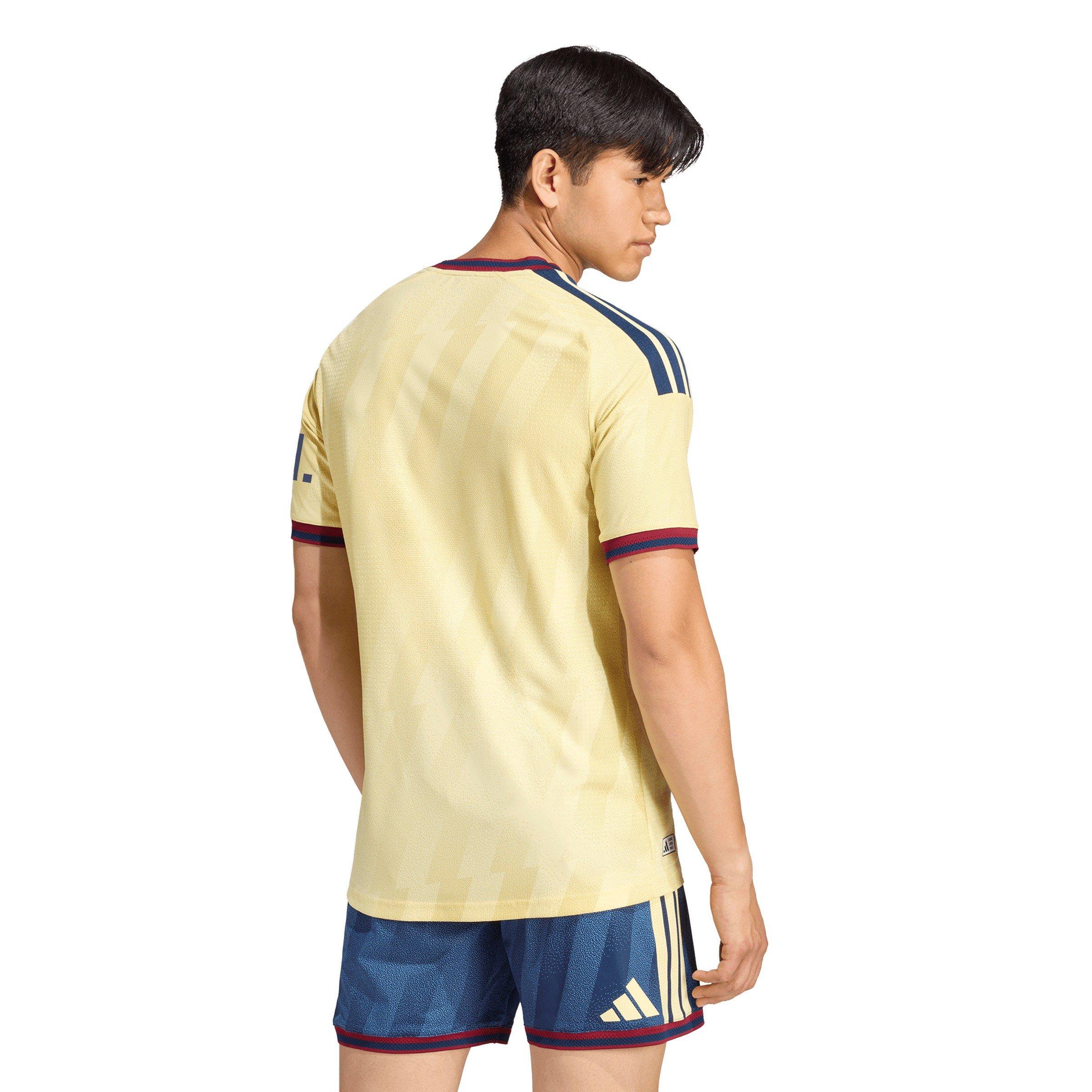 Gul/sort - adidas - Men's Arsenal Third 24/25 Short-Sleeve Slim-Fit Football Shirt - 4