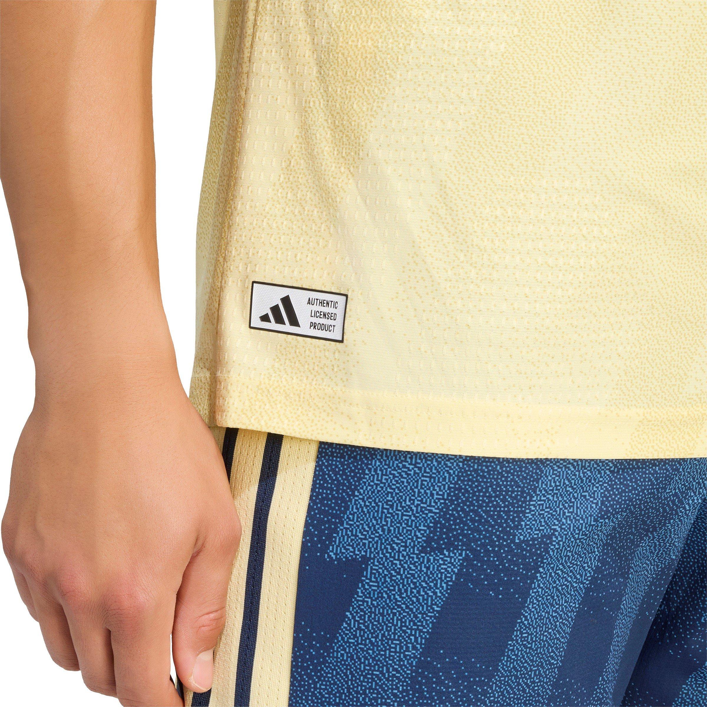 Gul/sort - adidas - Men's Arsenal Third 24/25 Short-Sleeve Slim-Fit Football Shirt - 5