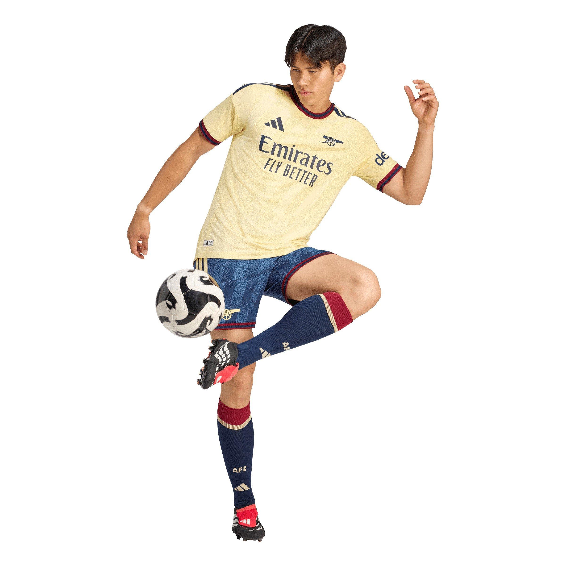 Gul/sort - adidas - Men's Arsenal Third 24/25 Short-Sleeve Slim-Fit Football Shirt - 7