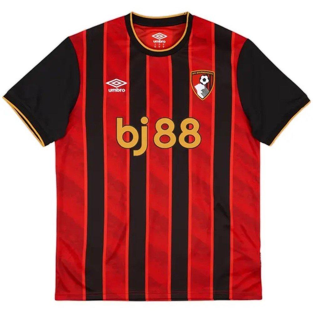 Umbro Men's Bournemouth Home 2025/26 Football Shirt - Red/Caviar - Medium