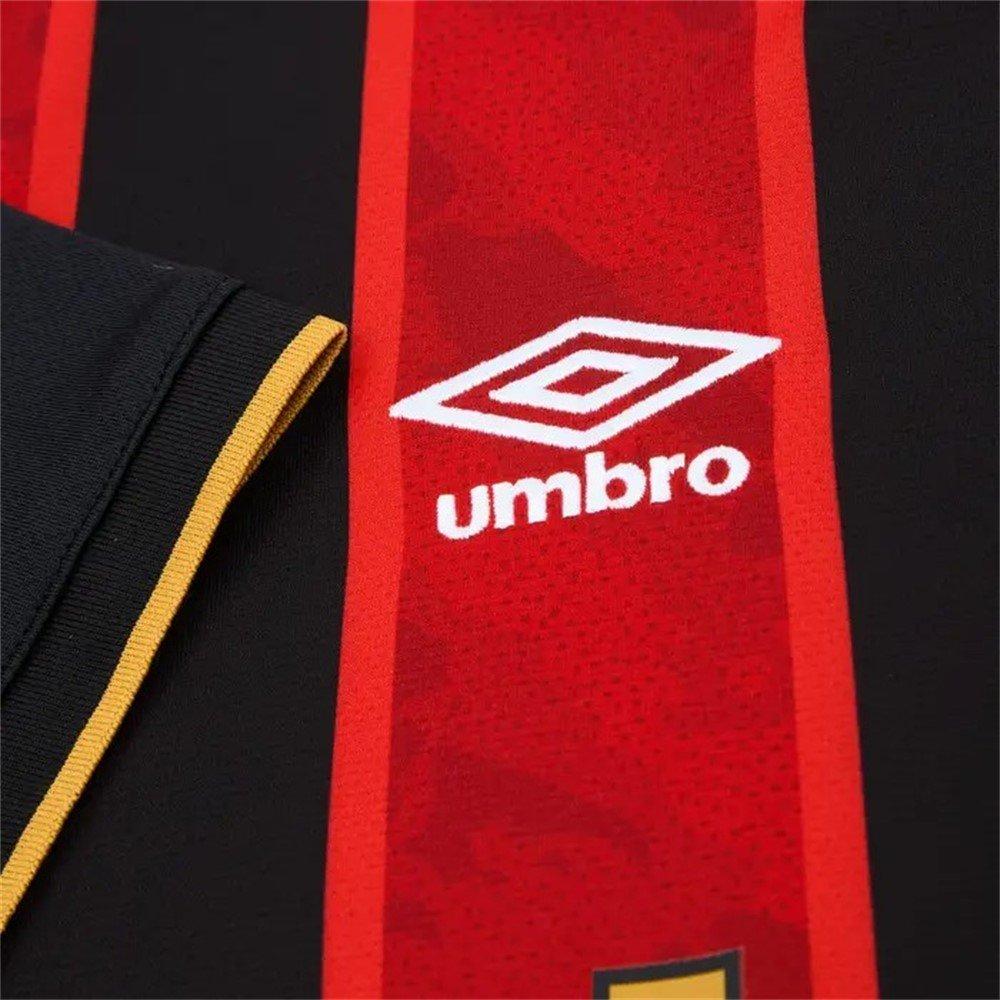 Rot/Kaviar - Umbro - Bournemouth Home Moisture-Wicking Short Sleeve 2025/26 Football Shirt - 4