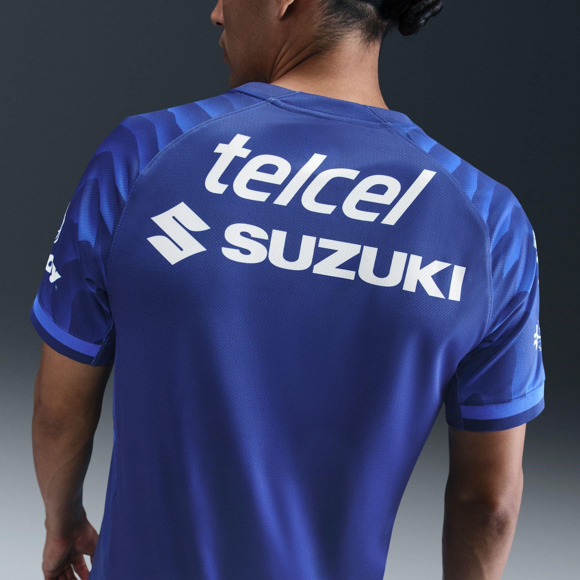 Blue/Gold - Nike - Pumas UNAM Away Shirt 2025 2026 Adults - 14