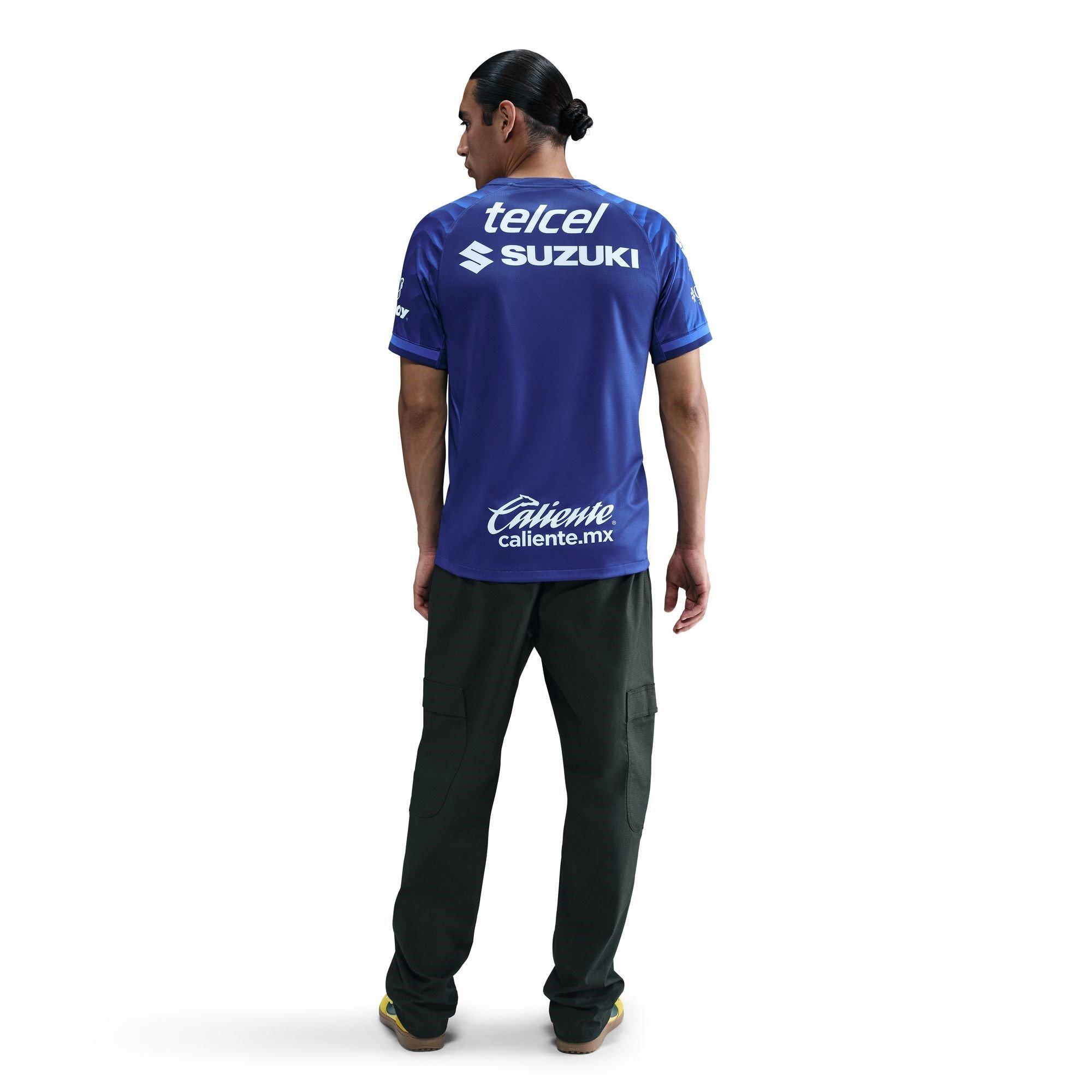 Blue/Gold - Nike - Pumas UNAM Away Shirt 2025 2026 Adults - 4