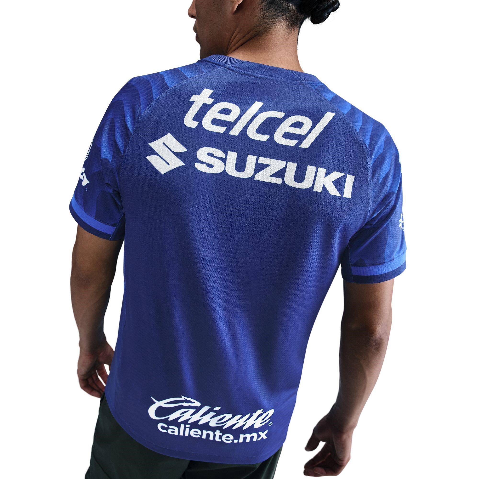 Blue/Gold - Nike - Pumas UNAM Away Shirt 2025 2026 Adults - 6