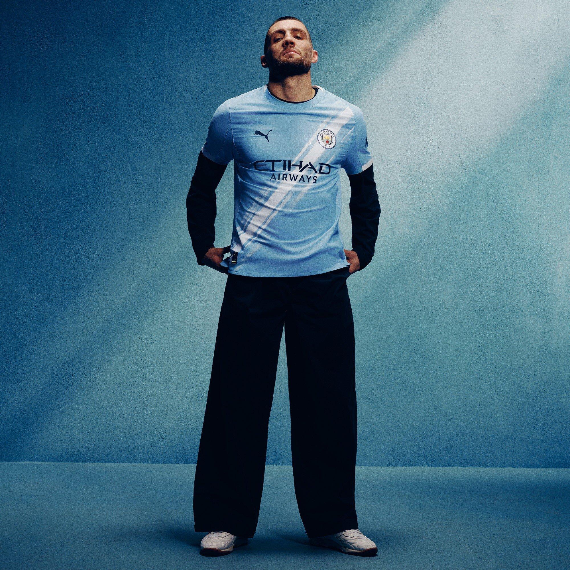 Blue - Puma - Manchester City Home Shirt Authentic 2025 2026 Adults - 8