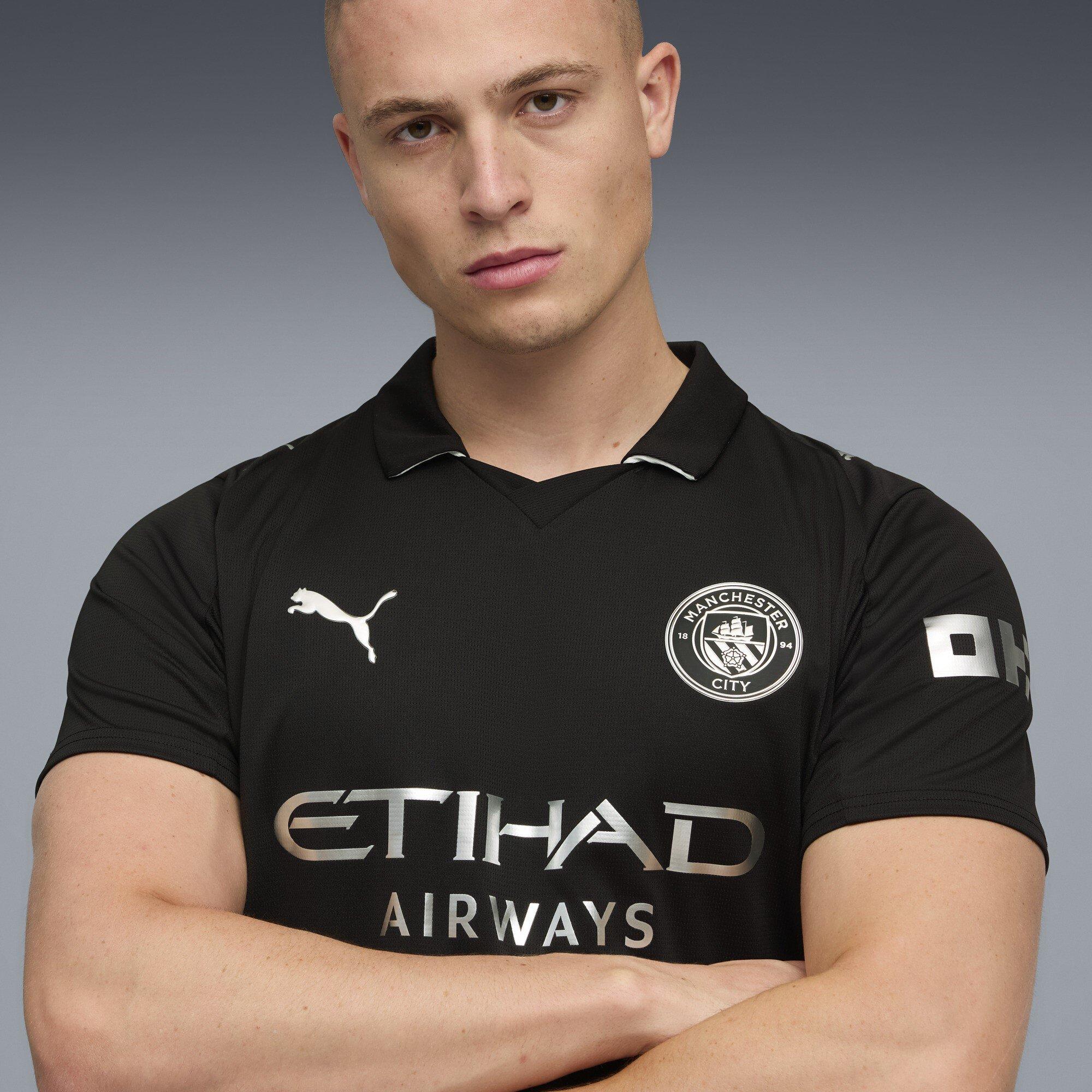 Black - Puma - Manchester City Away Kit 2025 2026 Adults - 5