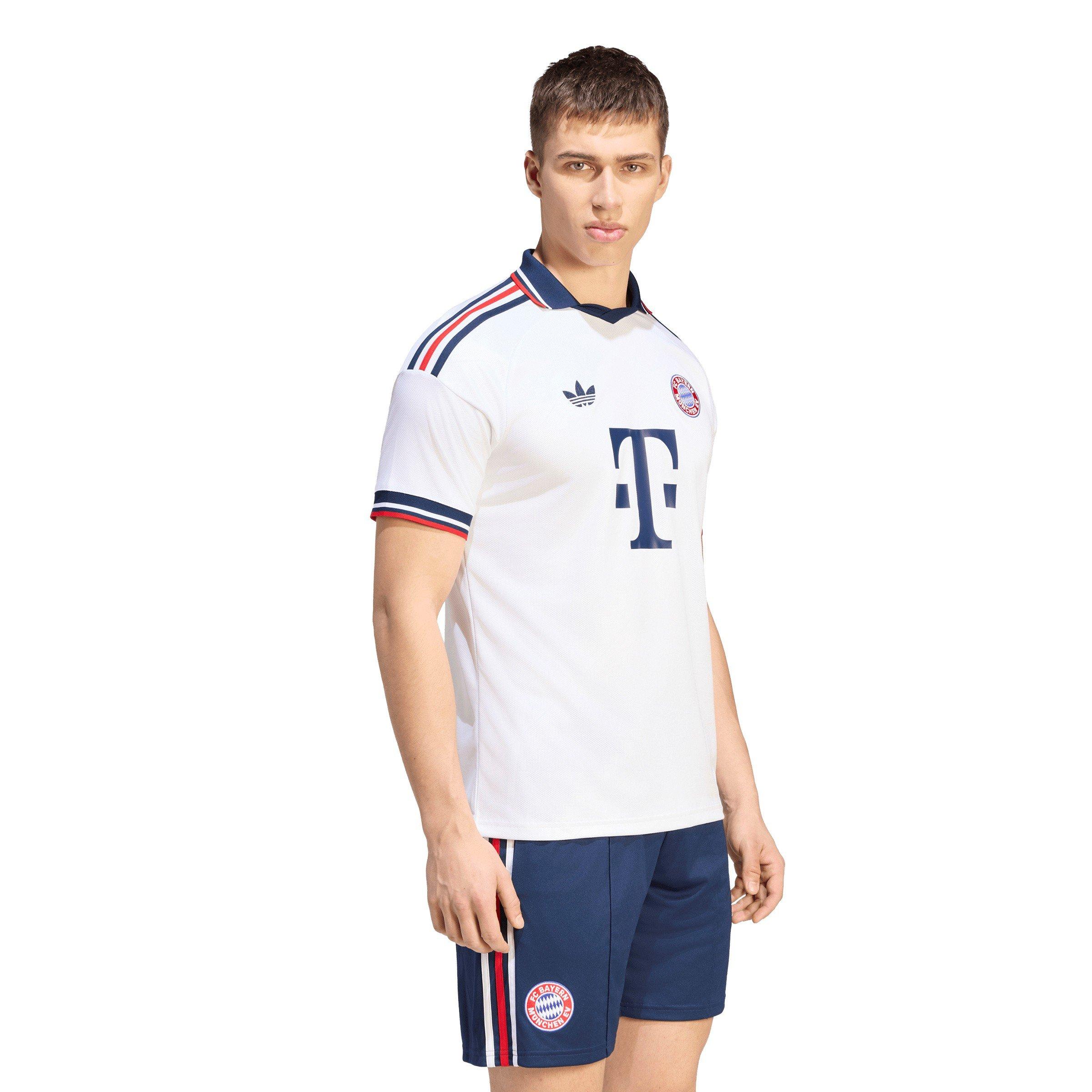 White/Navy - adidas - Bayern Munich Away Shirt 2026/27 Mens - 3