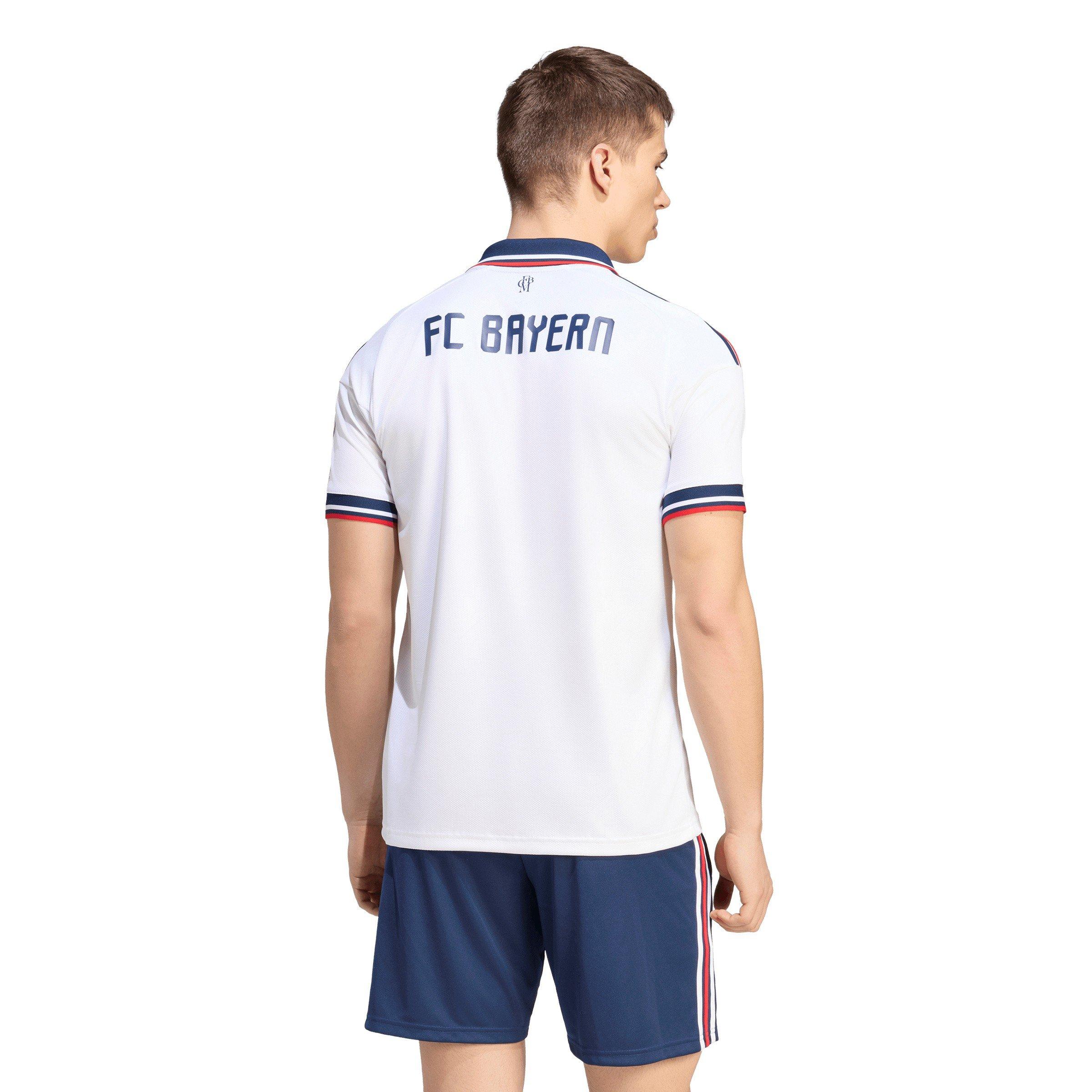 White/Navy - adidas - Bayern Munich Away Shirt 2026/27 Mens - 4