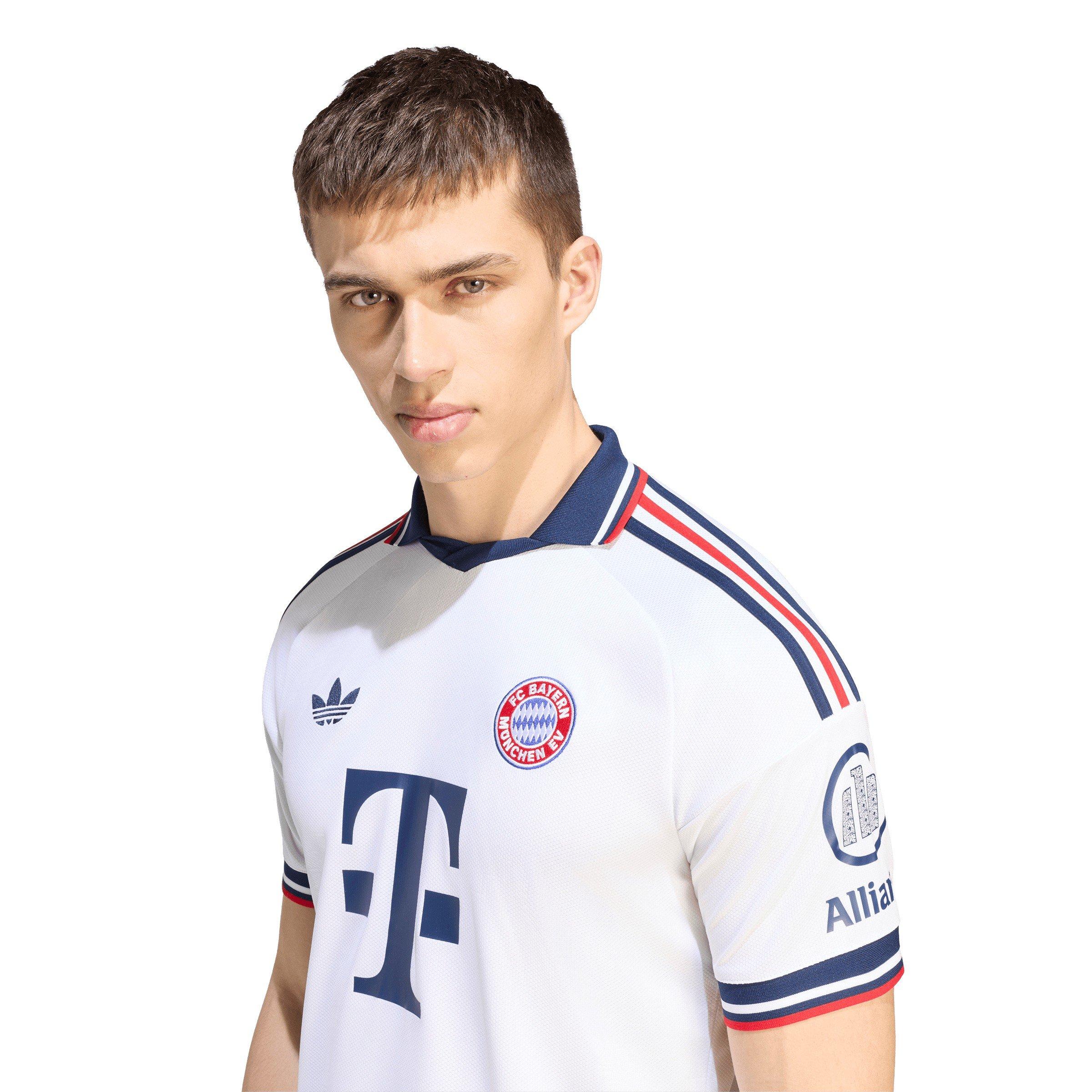 White/Navy - adidas - Bayern Munich Away Shirt 2026/27 Mens - 5