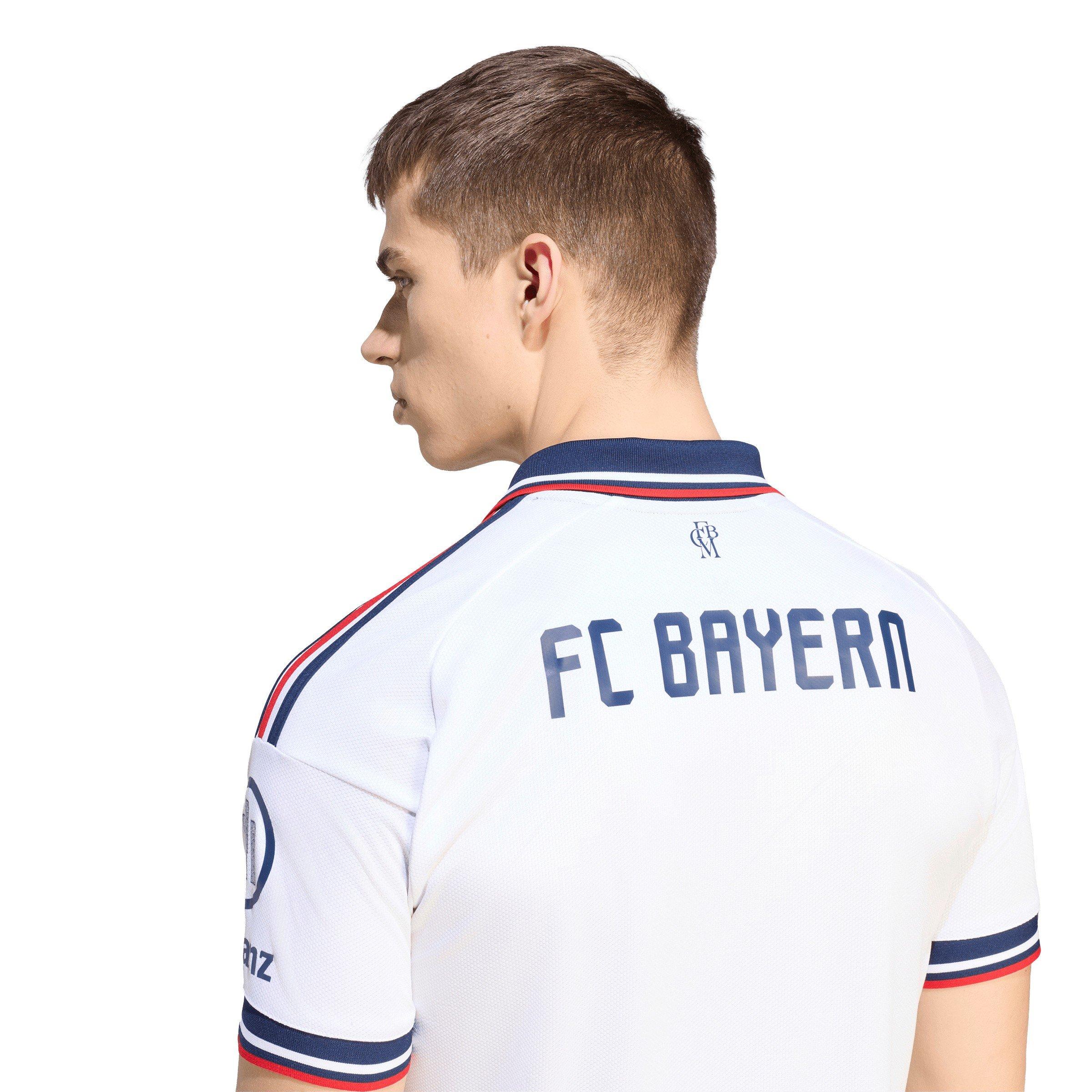 White/Navy - adidas - Bayern Munich Away Shirt 2026/27 Mens - 6