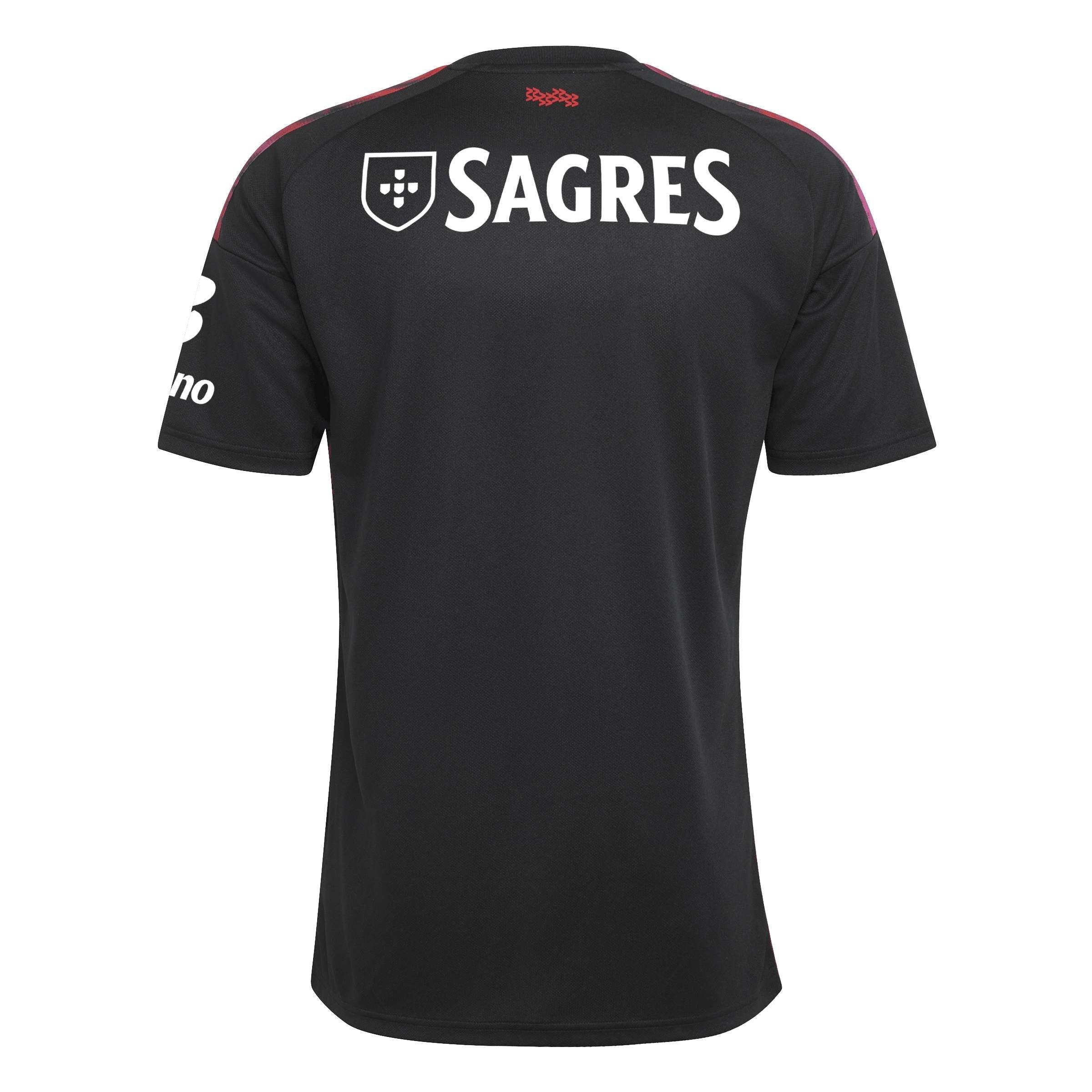 Black/Red - adidas - Men's Benfica Third 24/25 Short-Sleeve AEROREADY Football Shirt - 2